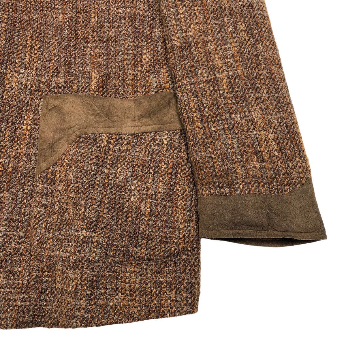 Yohji Yamamoto Vintage 80s Y’s For Men Yohji Yamamoto Wool Tweed Coat Size US L / EU 52-54 / 3 - 10 Thumbnail