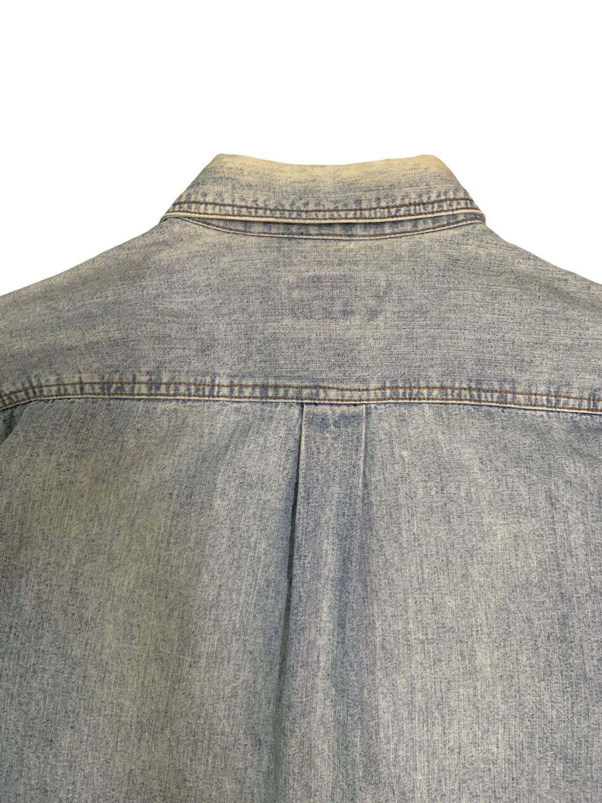 Japanese Brand VIntage Japanese Brand Mud Wash Denim Shirt like Iron Heart Size US L / EU 52-54 / 3 - 10 Thumbnail