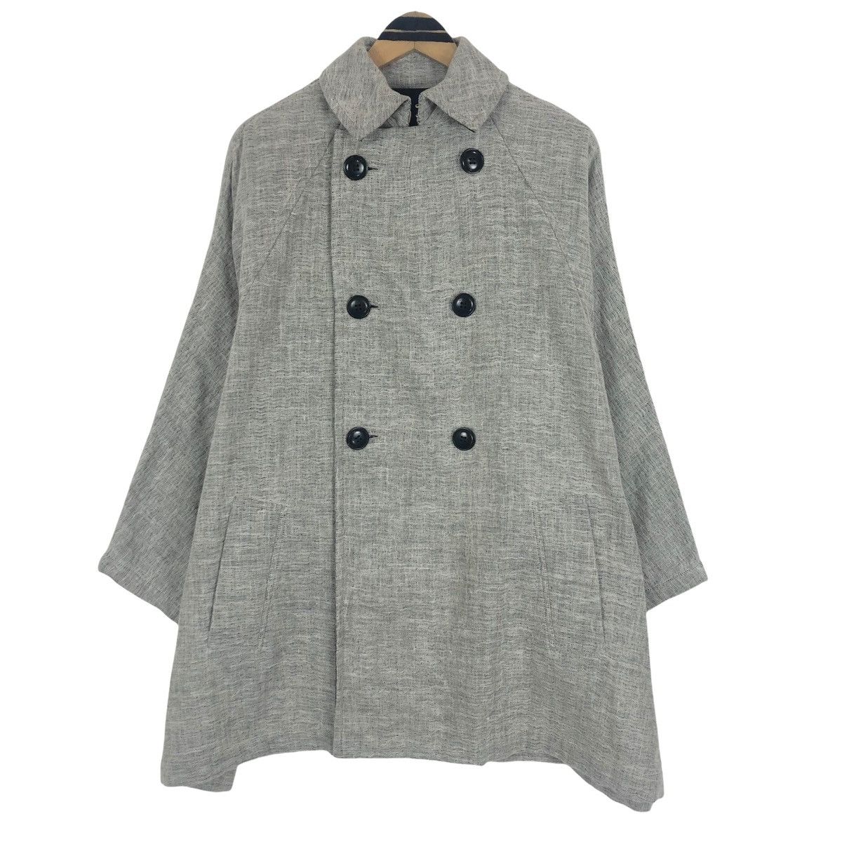 Yohji Yamamoto Vintage Y’s Yohji Yamamoto 2010 AW Wool Double Breasted Coat Size US XL / EU 56 / 4 - 6 Thumbnail