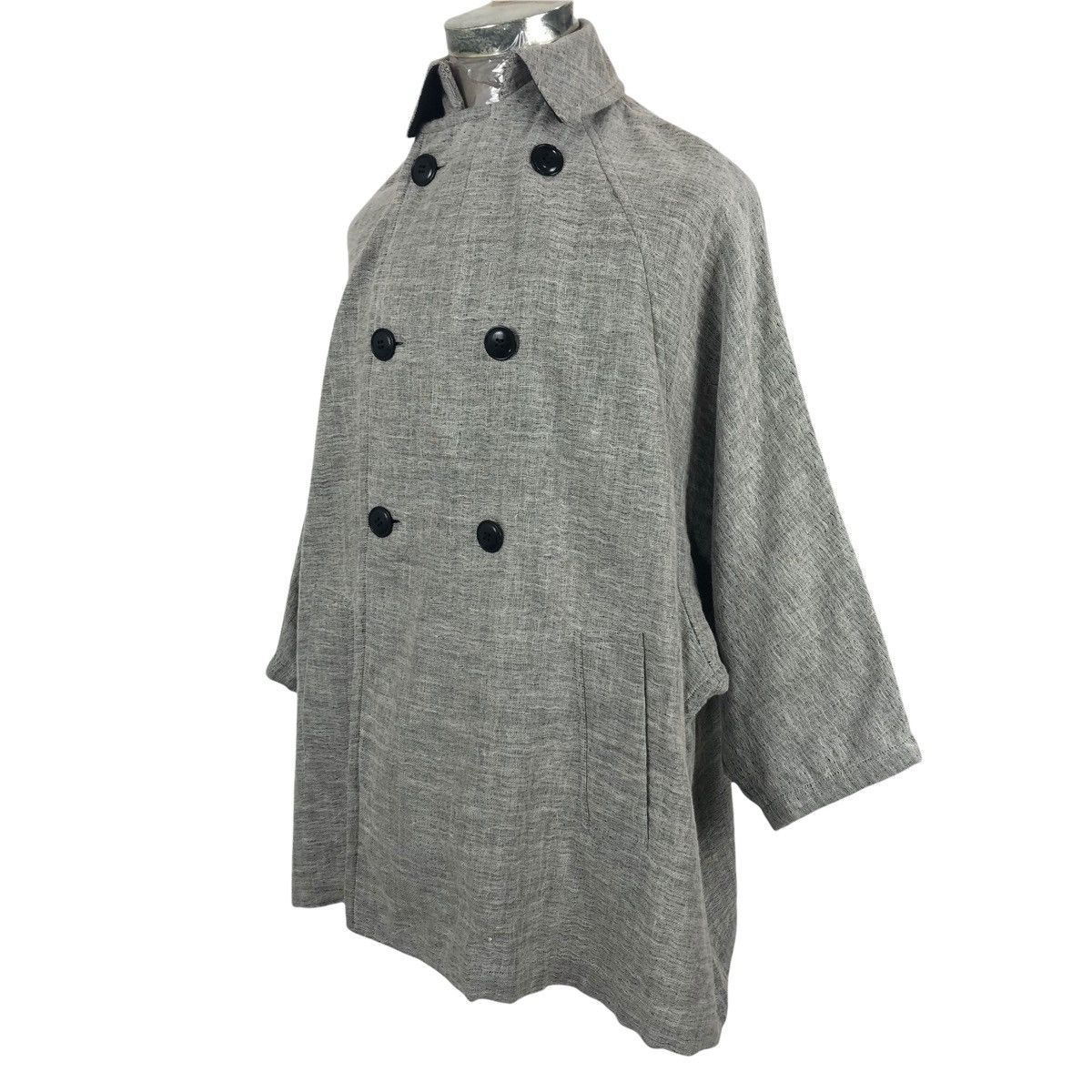 Yohji Yamamoto Vintage Y’s Yohji Yamamoto 2010 AW Wool Double Breasted Coat Size US XL / EU 56 / 4 - 4 Thumbnail