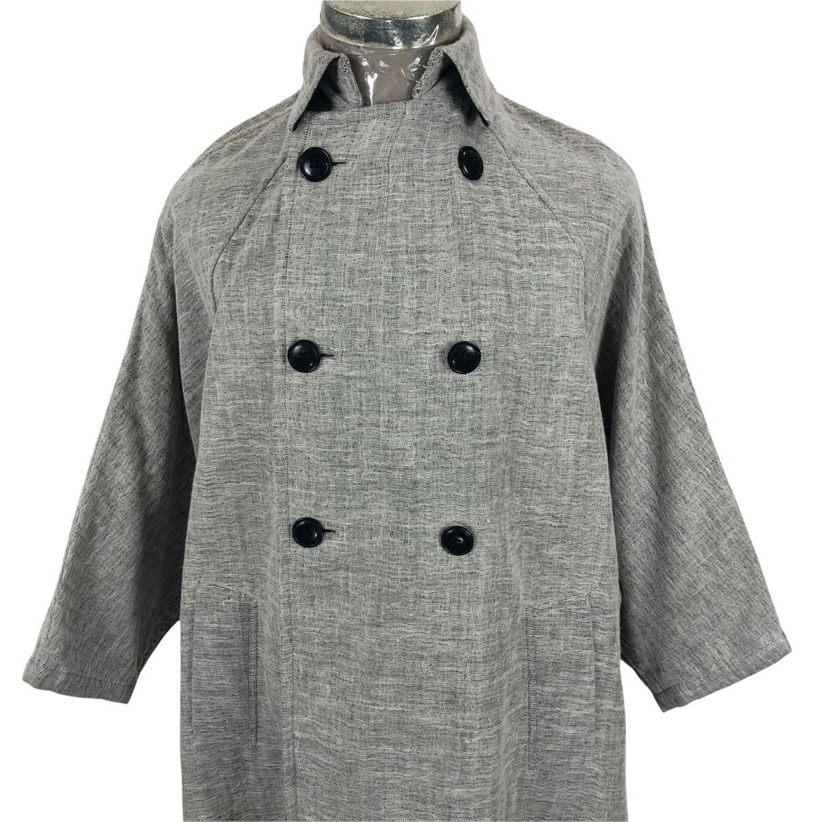 Yohji Yamamoto Vintage Y’s Yohji Yamamoto 2010 AW Wool Double Breasted Coat Size US XL / EU 56 / 4 - 5 Thumbnail