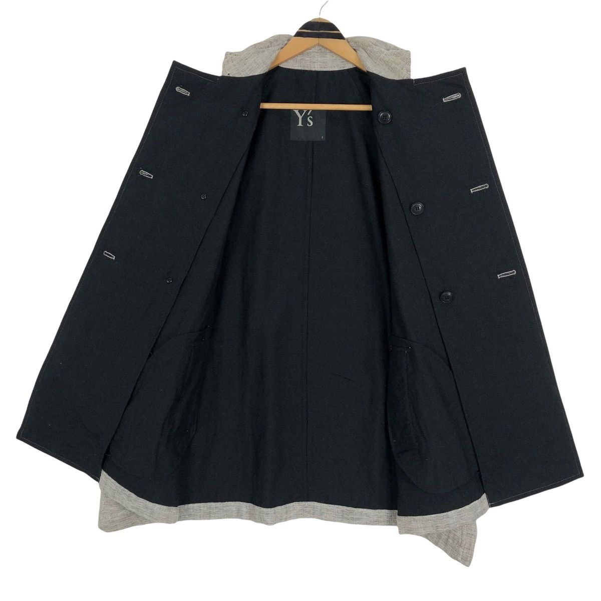 Yohji Yamamoto Vintage Y’s Yohji Yamamoto 2010 AW Wool Double Breasted Coat Size US XL / EU 56 / 4 - 14 Thumbnail