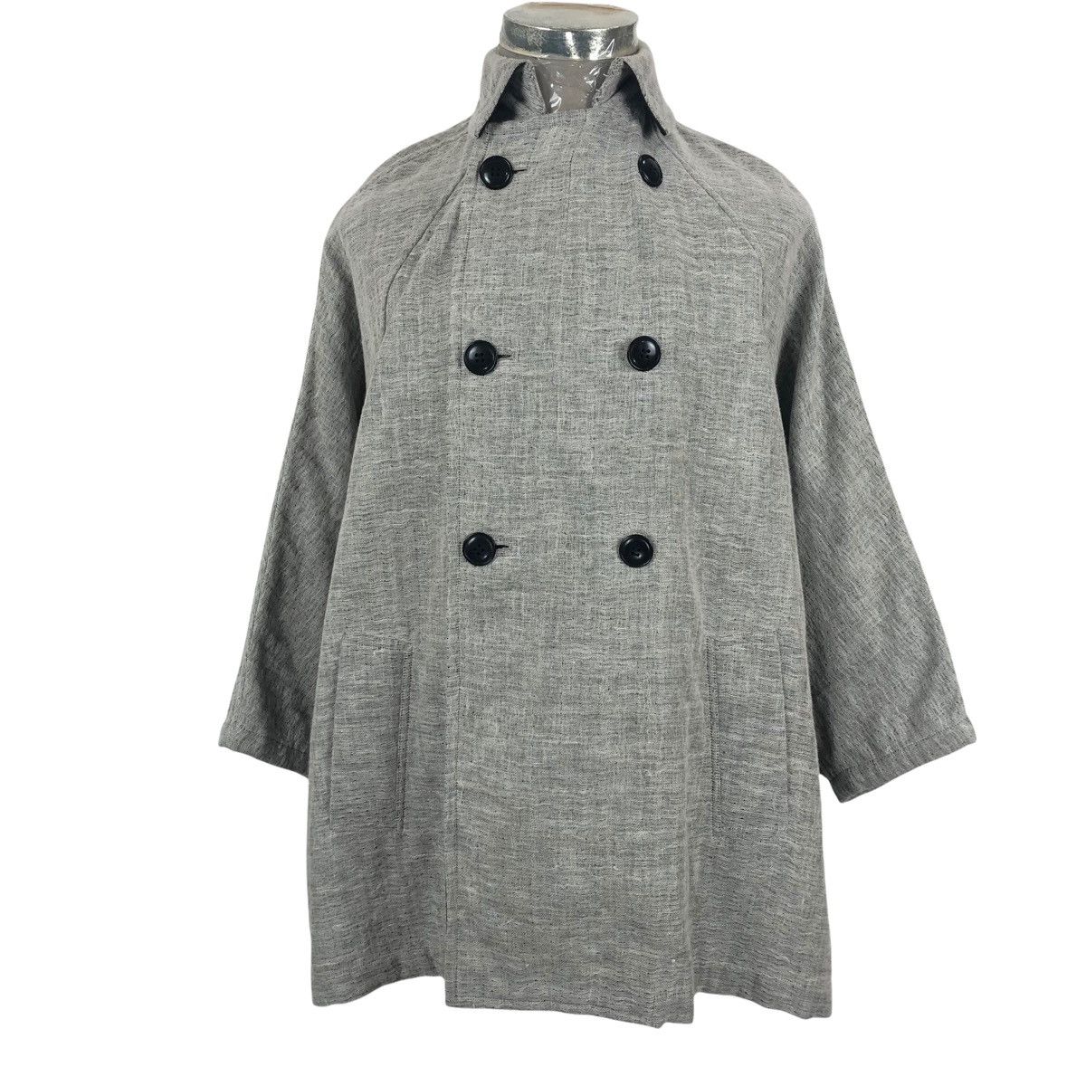 Yohji Yamamoto Vintage Y’s Yohji Yamamoto 2010 AW Wool Double Breasted Coat Size US XL / EU 56 / 4 - 2 Thumbnail