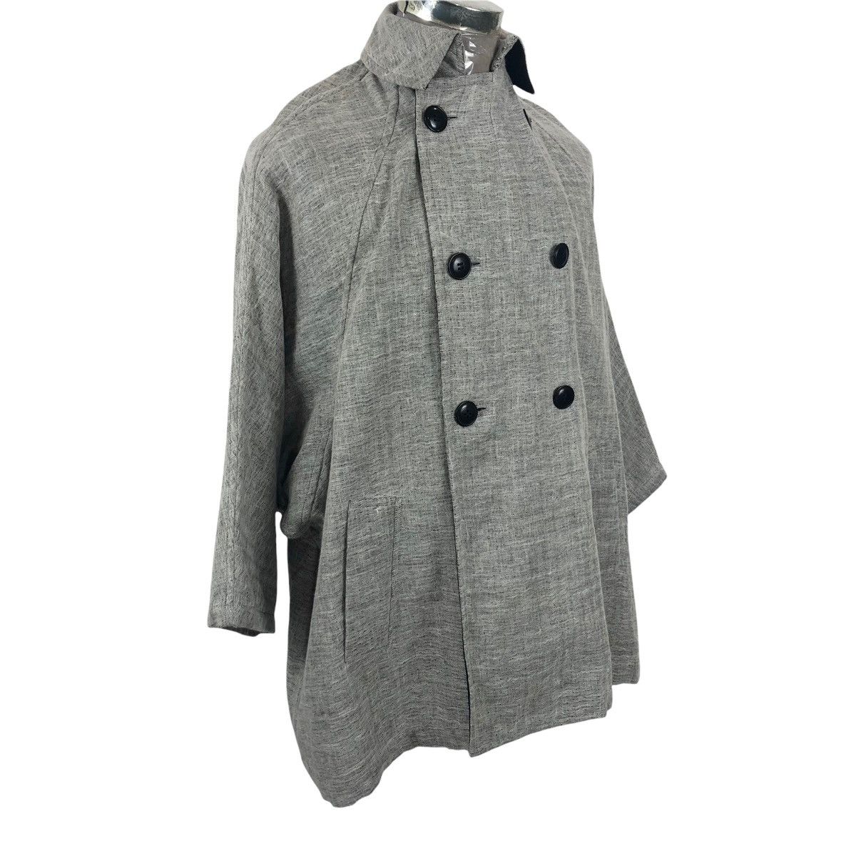 Yohji Yamamoto Vintage Y’s Yohji Yamamoto 2010 AW Wool Double Breasted Coat Size US XL / EU 56 / 4 - 3 Thumbnail