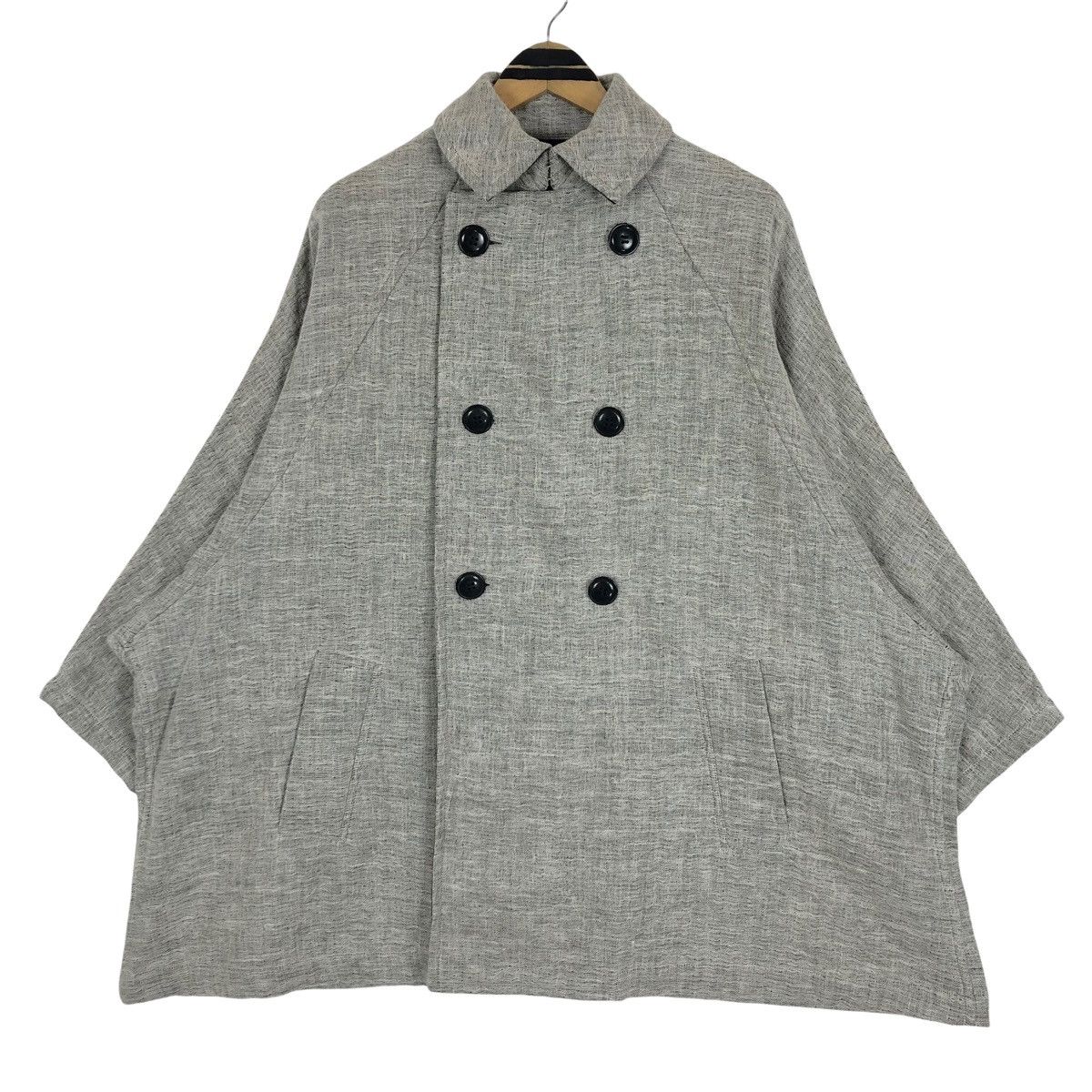 Yohji Yamamoto Vintage Y’s Yohji Yamamoto 2010 AW Wool Double Breasted Coat Size US XL / EU 56 / 4 - 7 Thumbnail