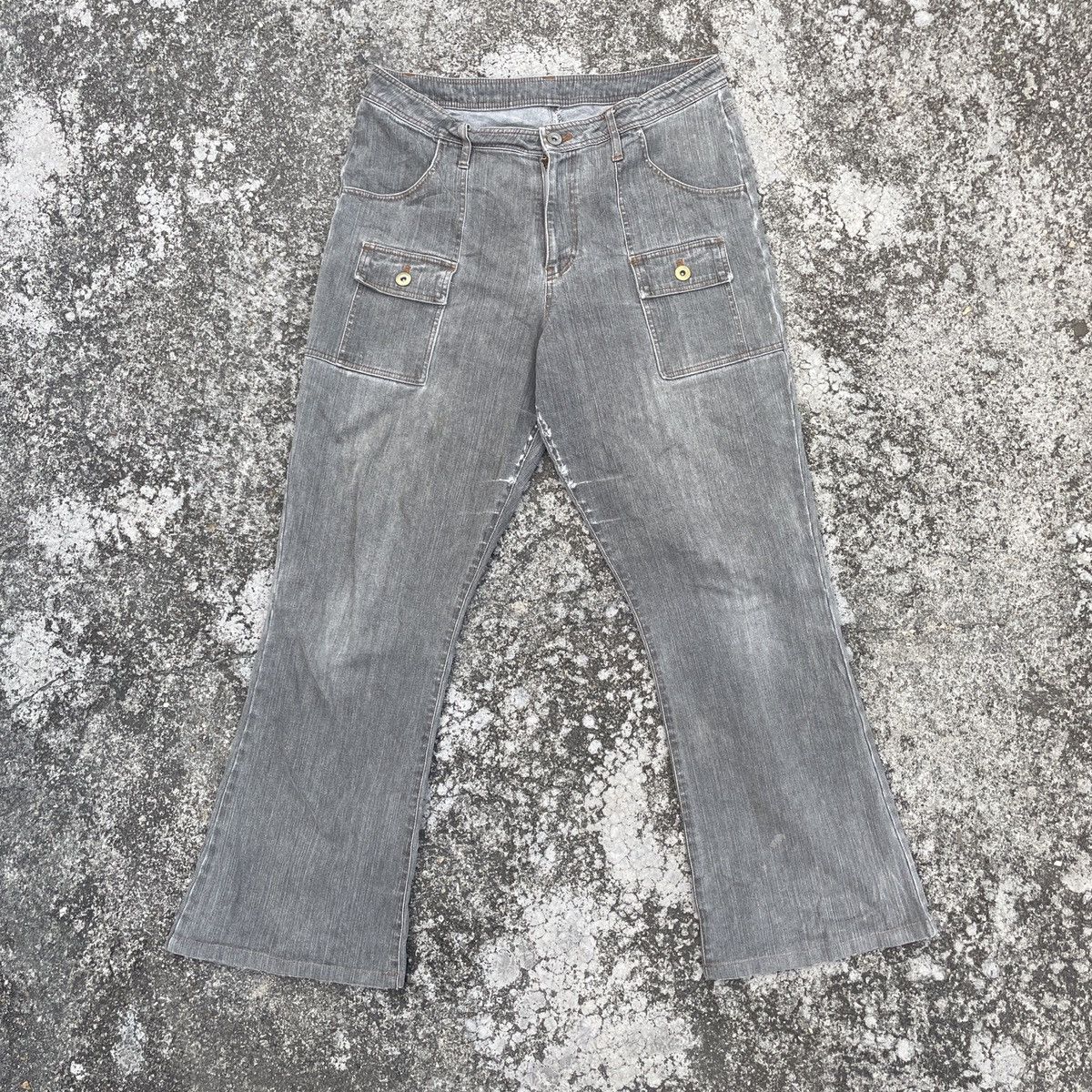 PPFM Vintage Peyton Place Distressed Bush Pants Denim Size US 32 / EU 48 - 2 Thumbnail