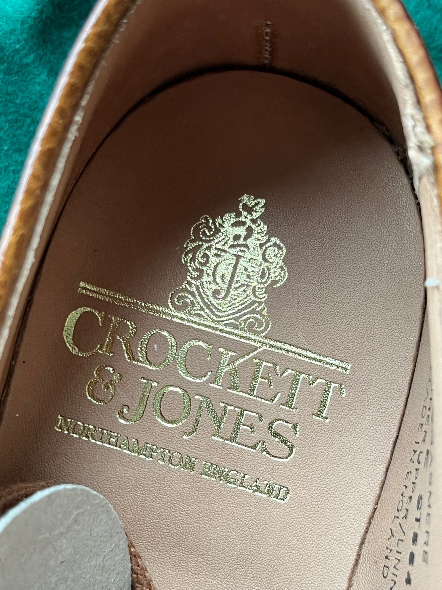 Crockett & Jones Crockett & Jones Grasmere Tan Scotch Grain Mens Derby Shoes Size US 6.5 / EU 39-40 - 13 Thumbnail