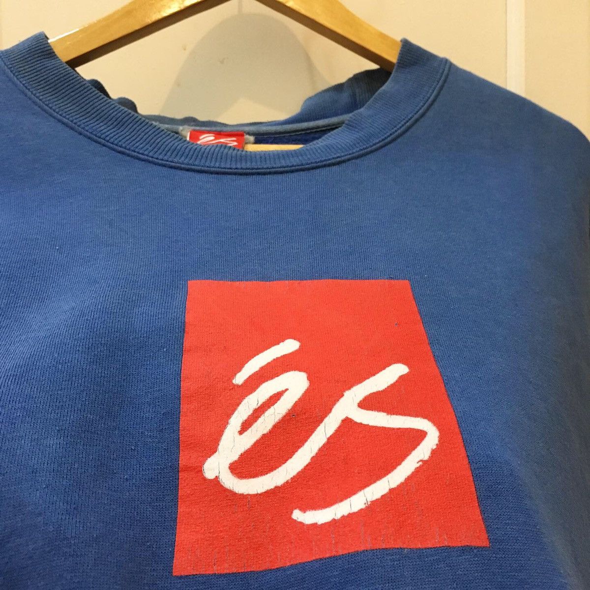 Vintage × eS Vintage Es Skateboard Basic Logo Sweatshirt Size US L / EU 52-54 / 3 - 3 Thumbnail