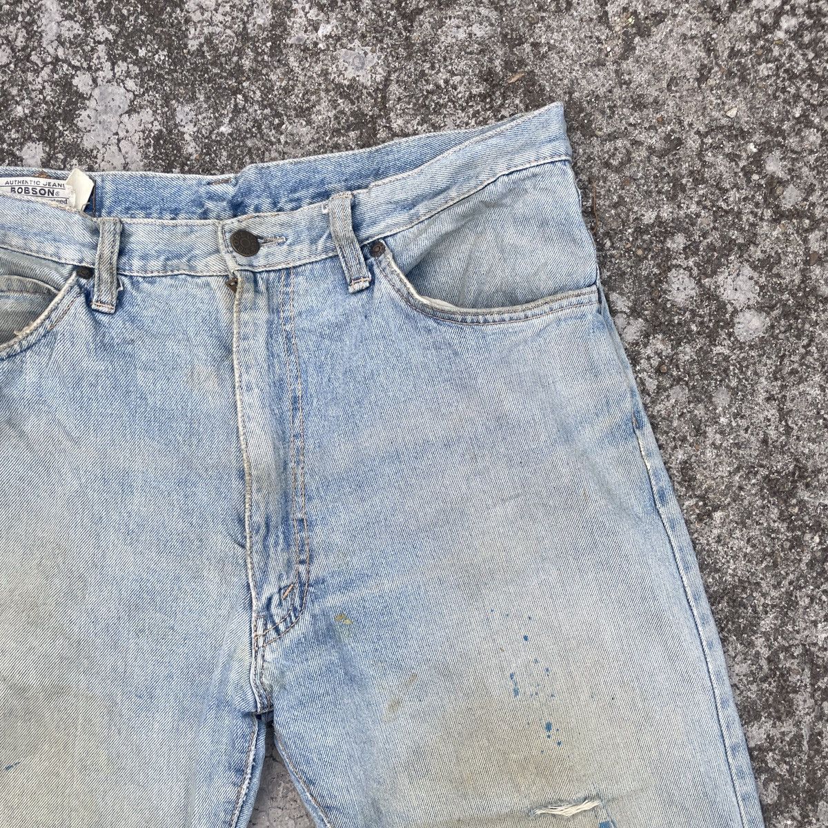 Other Vintage Bobson Distressed Denim Jeans Size US 32 / EU 48 - 2 Thumbnail