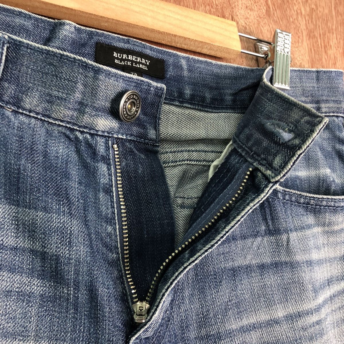 Burberry DLL Burberry black label distressed Denim jeans Pants #c252 Size US 29 - 5 Thumbnail