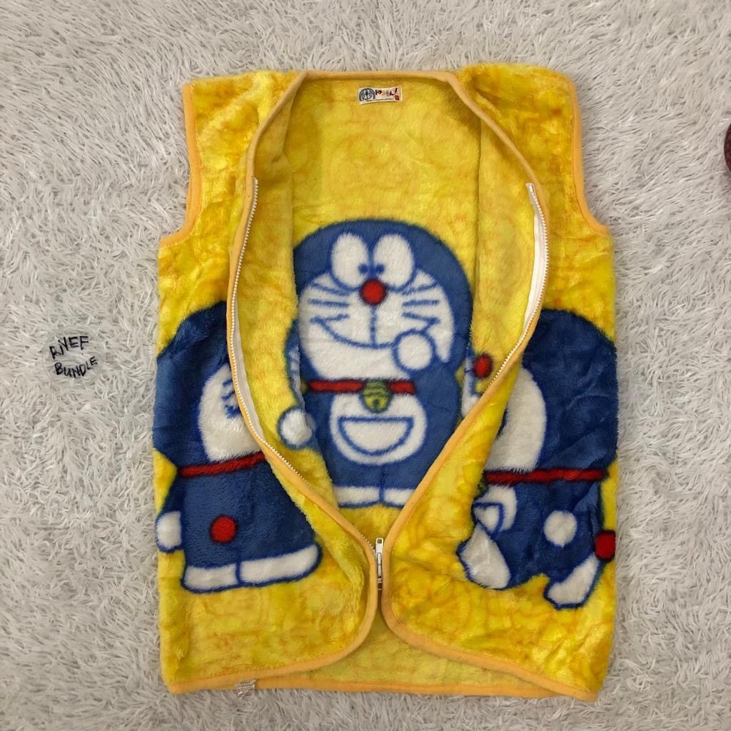 Japanese Brand × Vintage Doraemon fleece vest Size US M / EU 48-50 / 2 - 3 Thumbnail