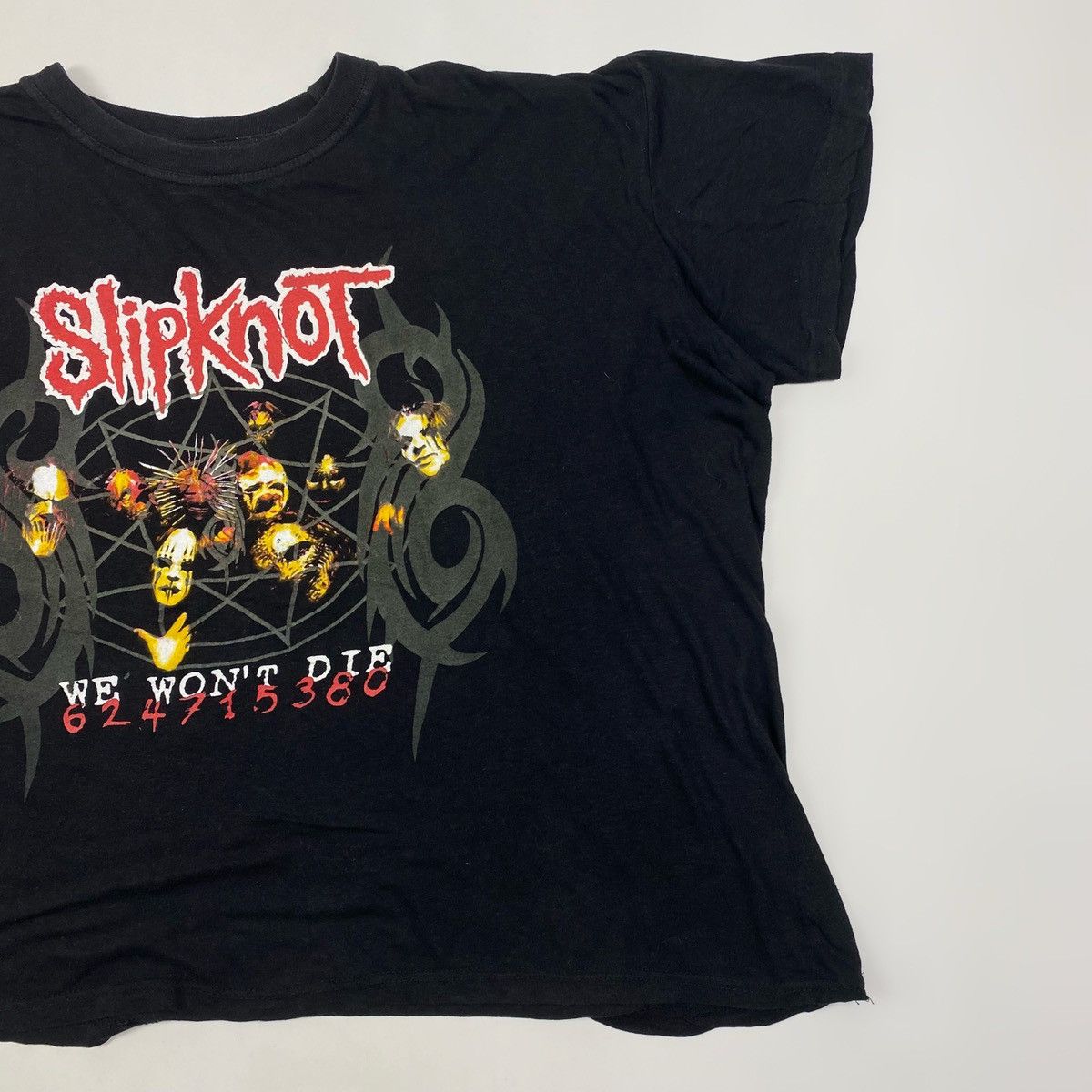 Band Tees × Slipknot × Vintage 00’s Vintage Slipknot We Won’t Die 624715380 T-Shirt Size US XXL / EU 58 / 5 - 5 Thumbnail