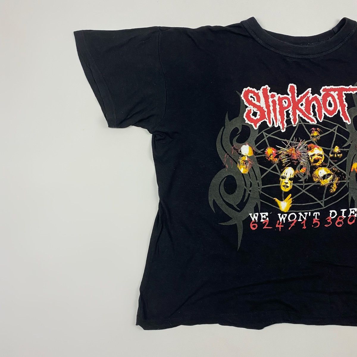Band Tees × Slipknot × Vintage 00’s Vintage Slipknot We Won’t Die 624715380 T-Shirt Size US XXL / EU 58 / 5 - 4 Thumbnail