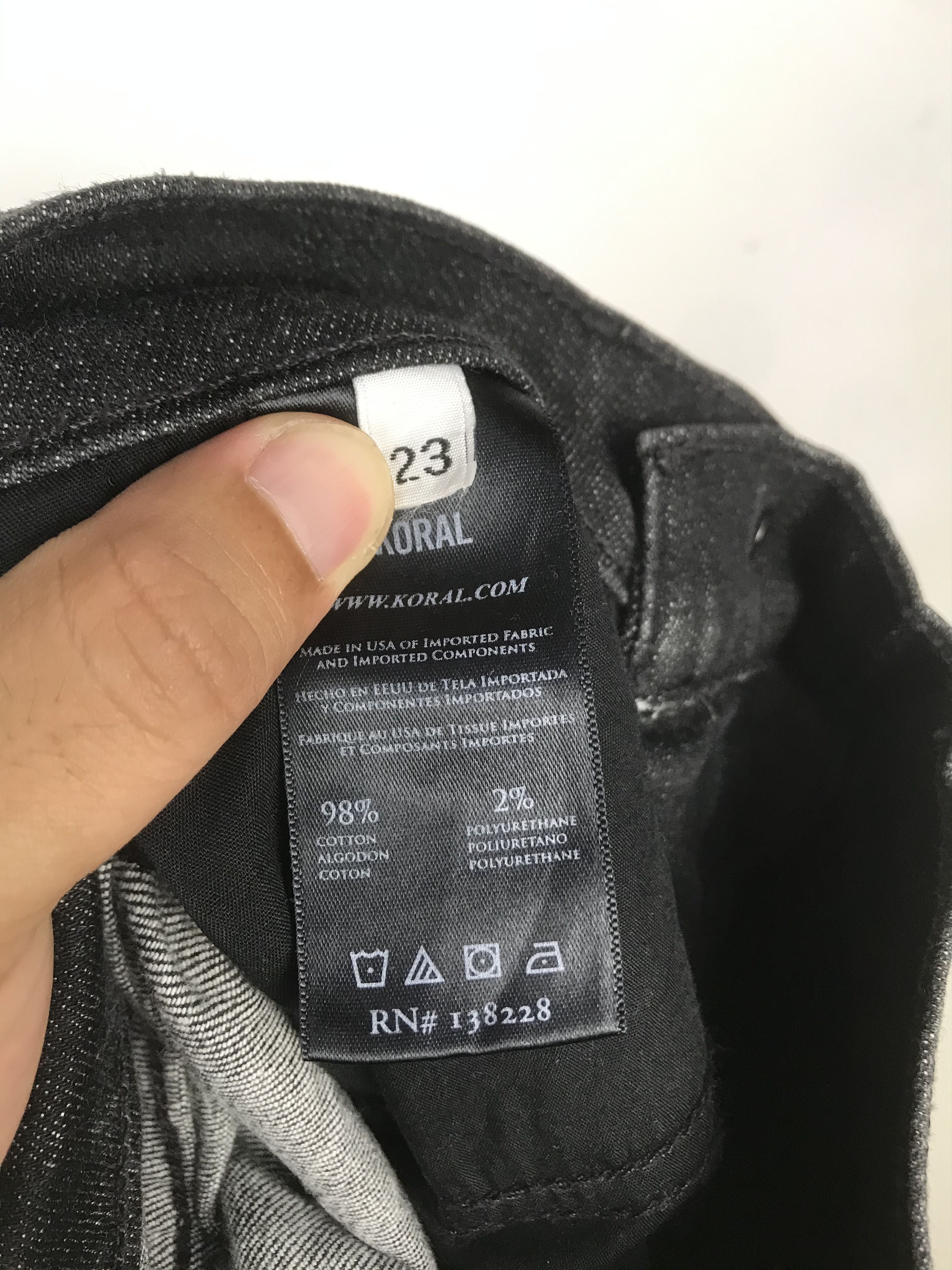 Japanese Brand KORAL SUPERBLACK PANT Size US 26 / EU 42 - 5 Thumbnail