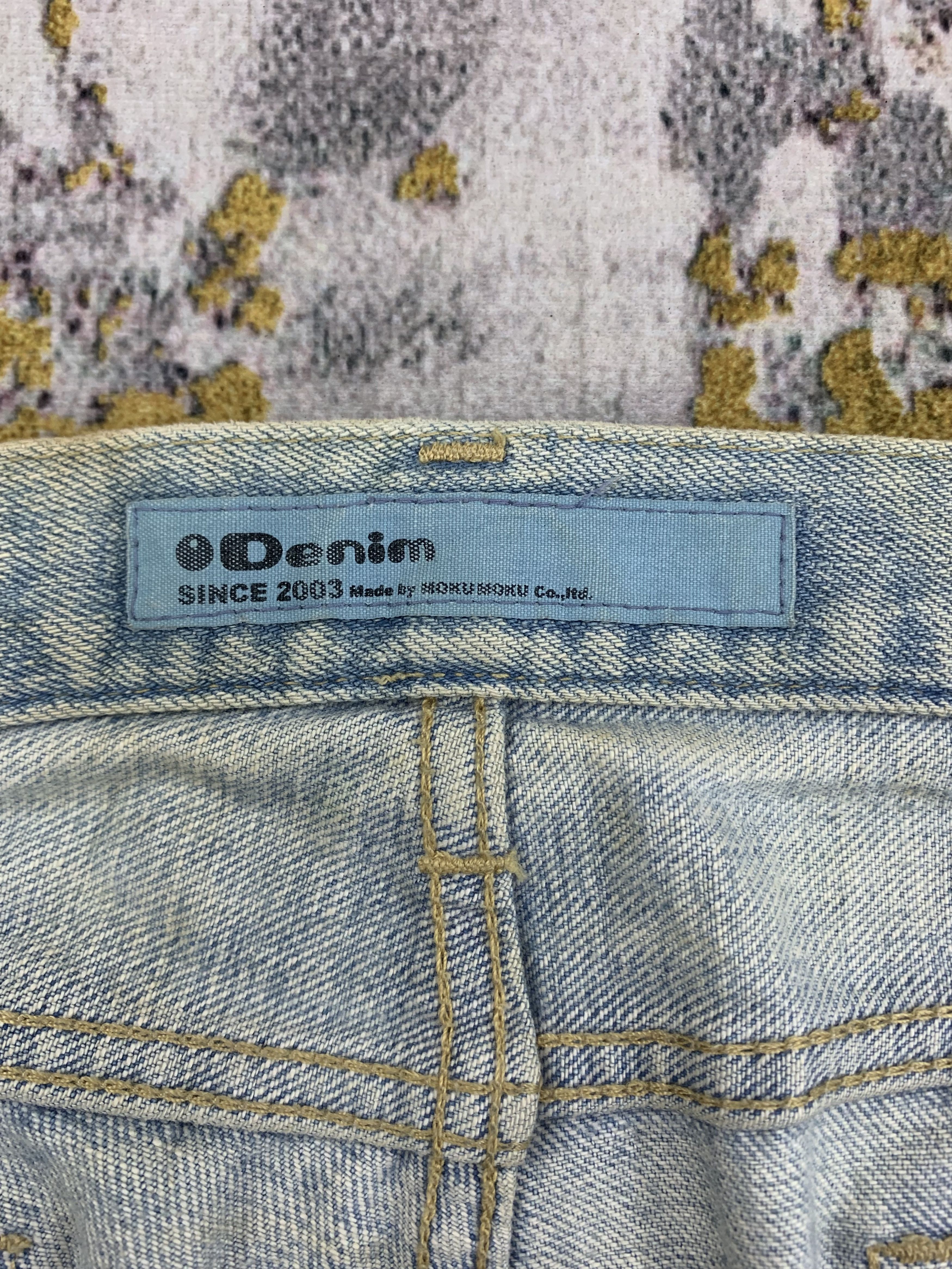 Japanese Brand Vintage Light Blue Denim Jeans 34x31 Distressed Dirty Faded Size US 34 / EU 50 - 4 Thumbnail