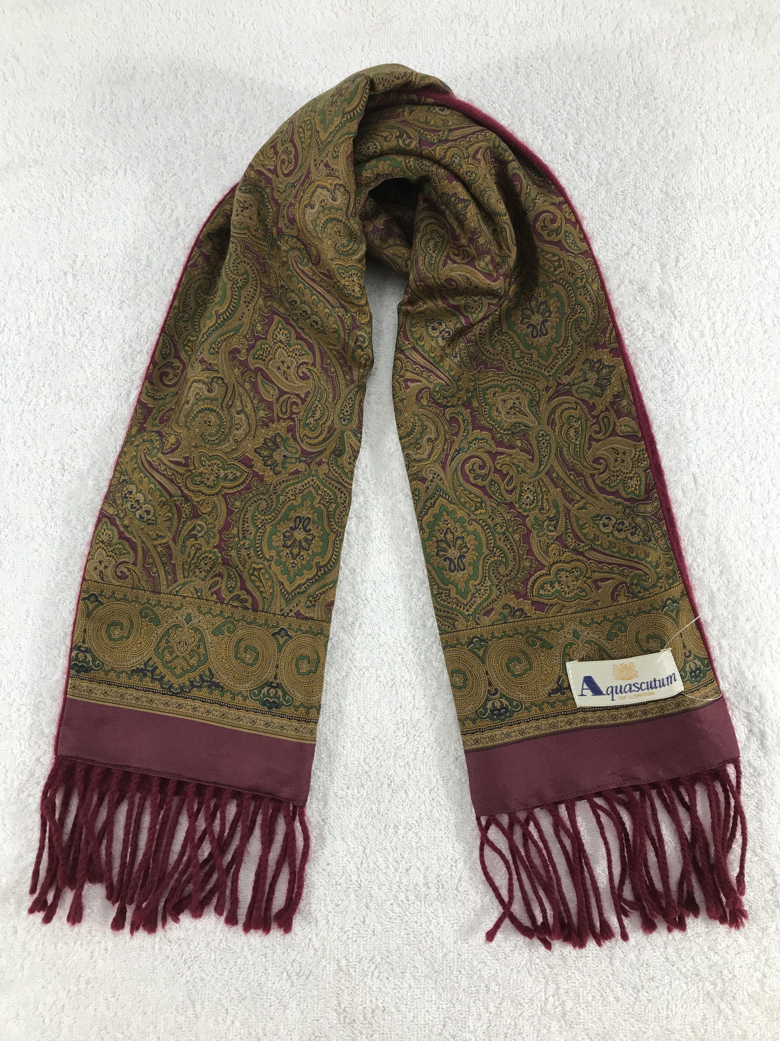 discount clearance shop Aquascutum Scarf Muffler Neckwear