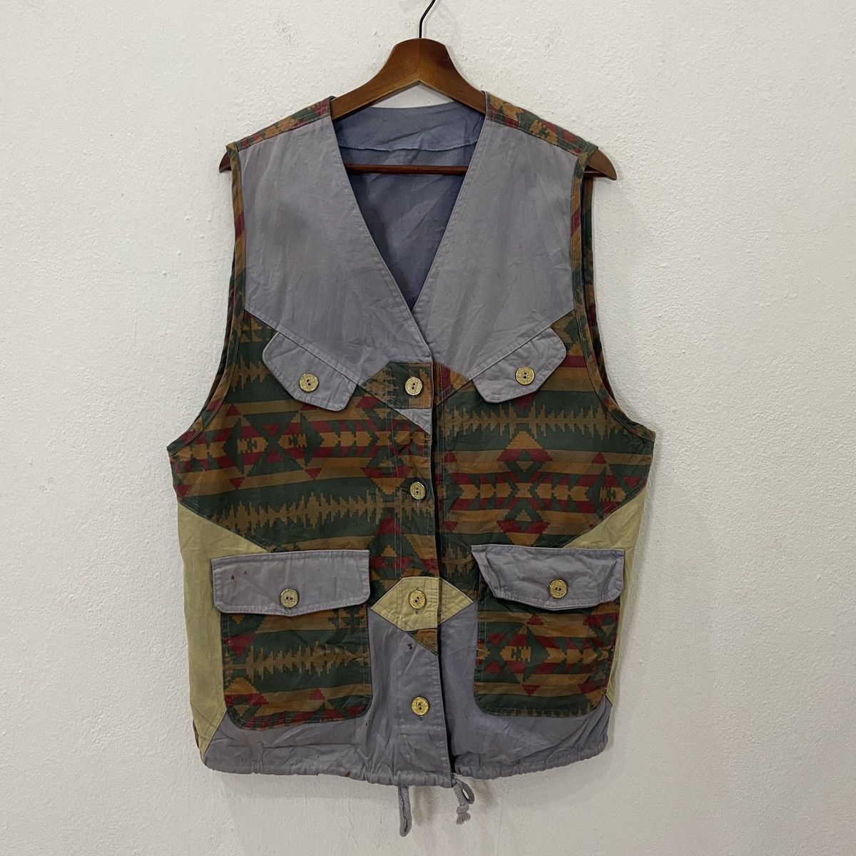 Vintage Unbranded Aztex Navajo Vest