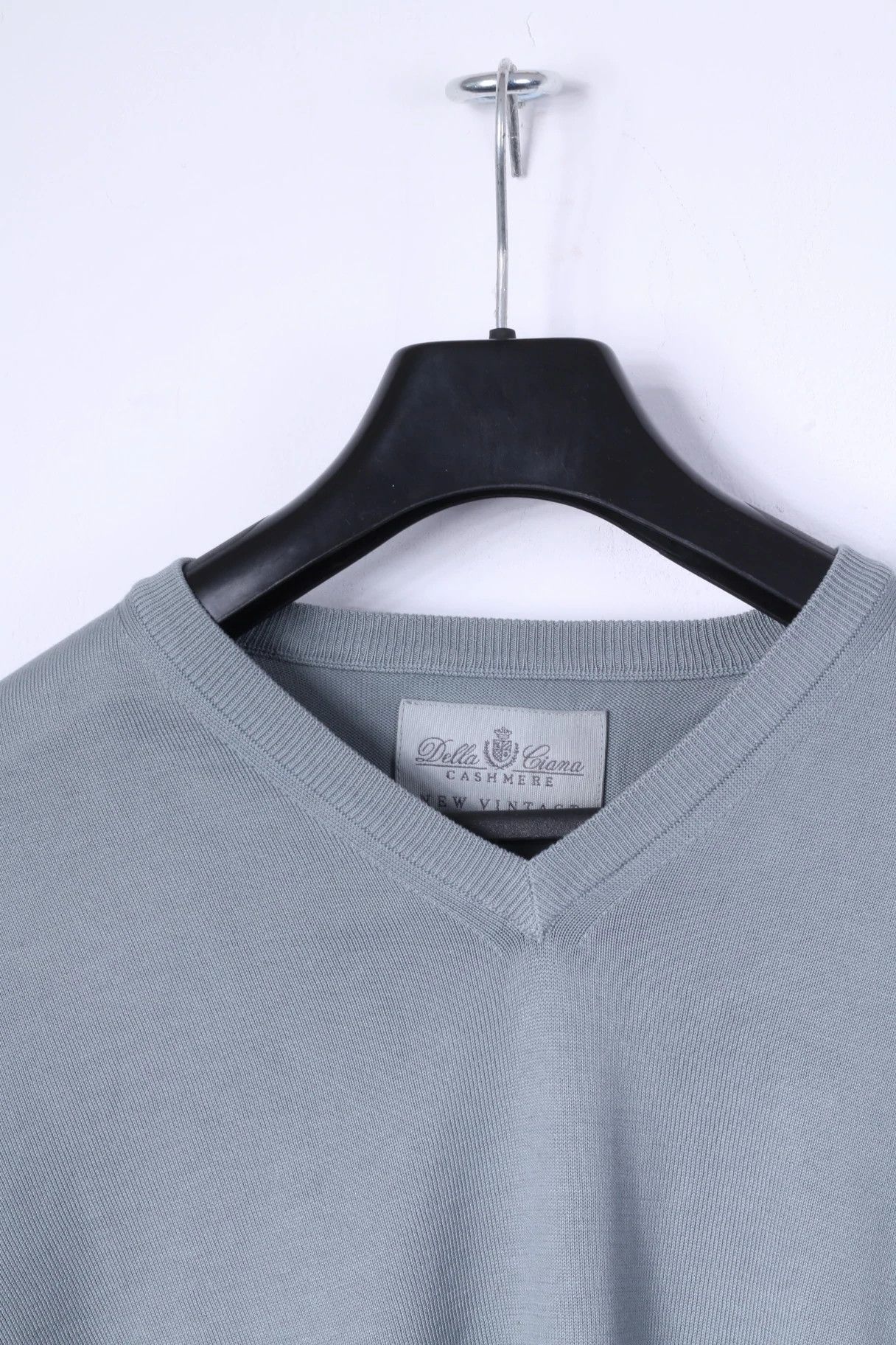 Vintage Della Ciana New Vintage Men 56 XL Jumper Grey Italy 1721 Size US XL / EU 56 / 4 - 2 Thumbnail