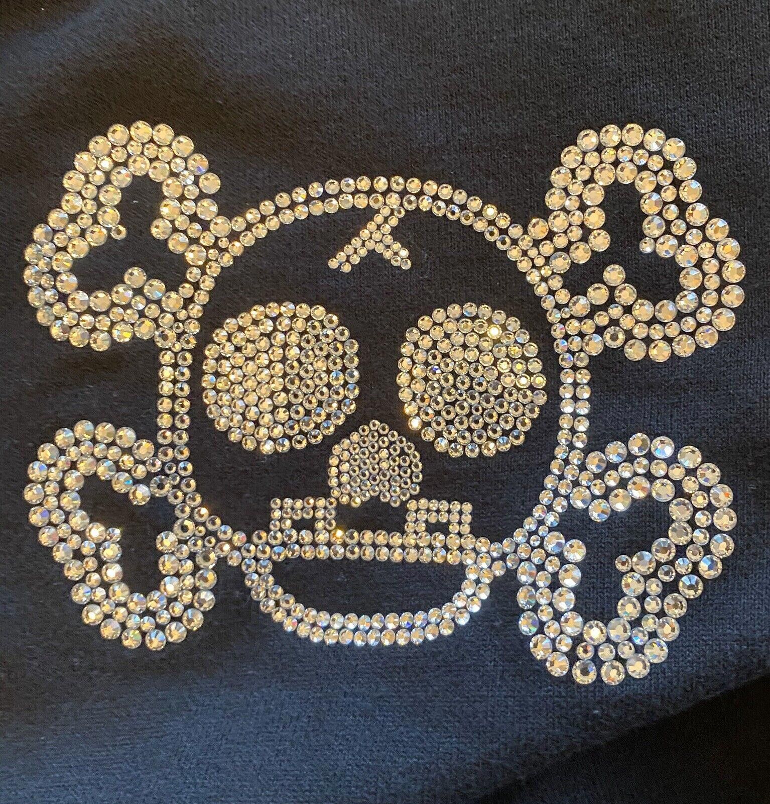 Bape Baby Milo Swarovski Bones Full Zip Hoodie