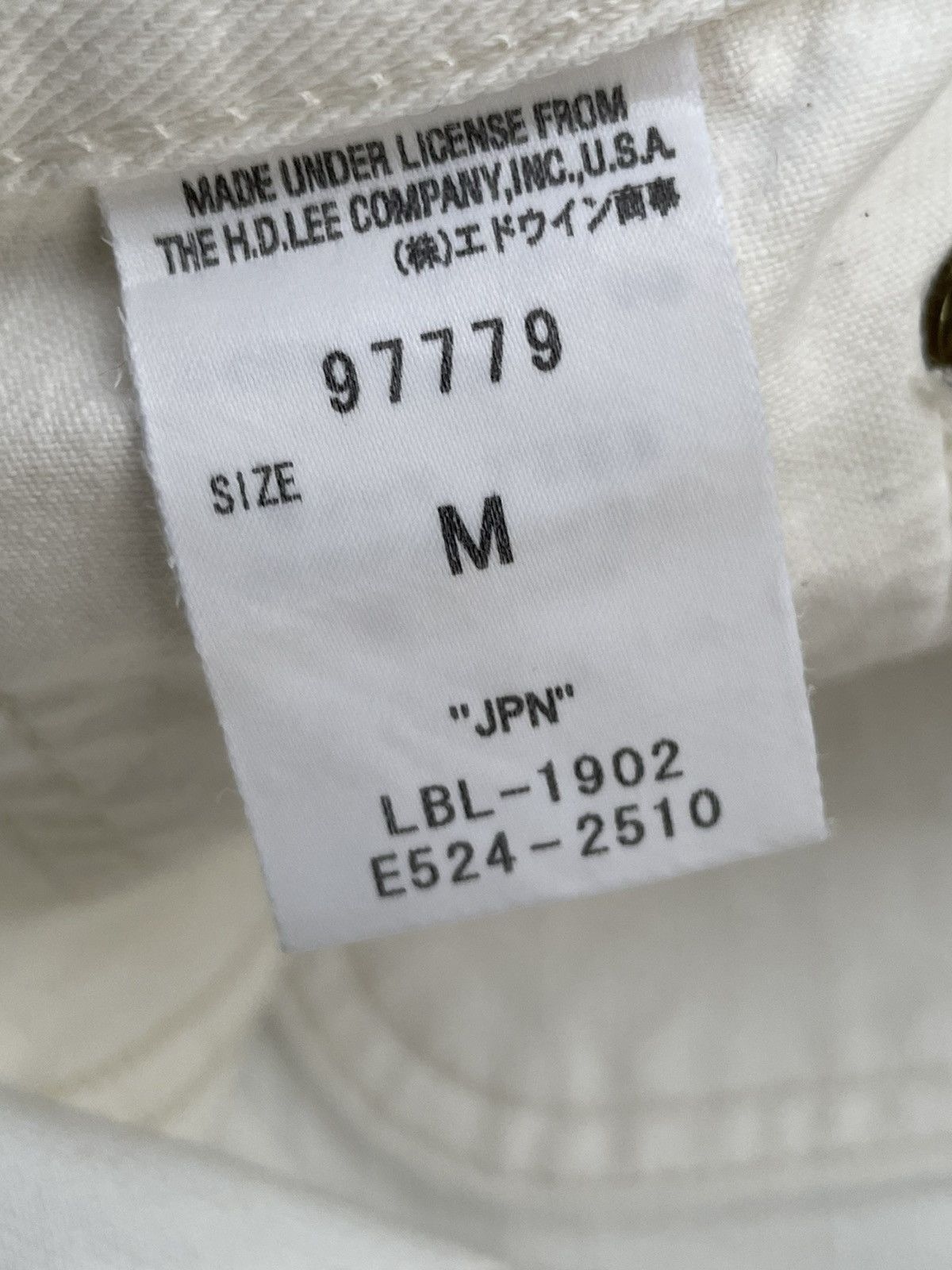 Designer × Lee × Melrose Vintage Lee Cowboy x Claire Melrose Denim Size 33" - 18 Thumbnail