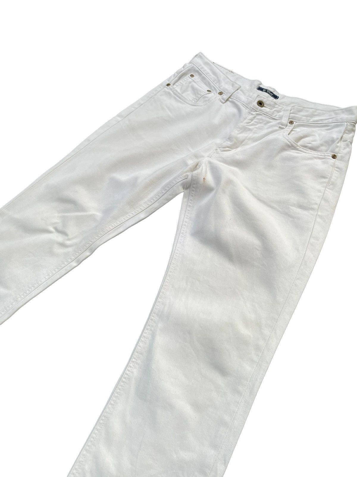 Designer × Lee × Melrose Vintage Lee Cowboy x Claire Melrose Denim Size 33" - 4 Thumbnail
