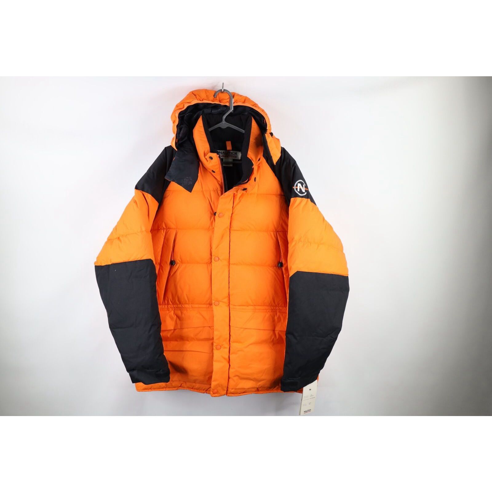 90'S Nautica Half-Zip Paddling Jacket, Men's XL, Vintage Nylon yellow type Vintage Second Hand