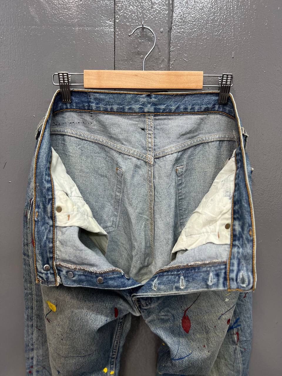 Levi's VINTAGE LEVI’S 501 PAINTER JEANS Size US 34 / EU 50 - 10 Thumbnail