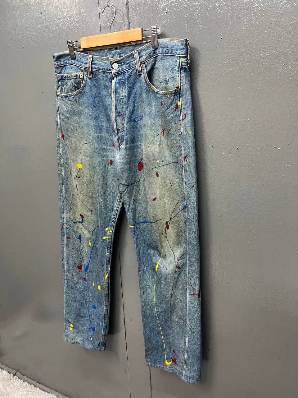 Levi's VINTAGE LEVI’S 501 PAINTER JEANS Size US 34 / EU 50 - 3 Thumbnail