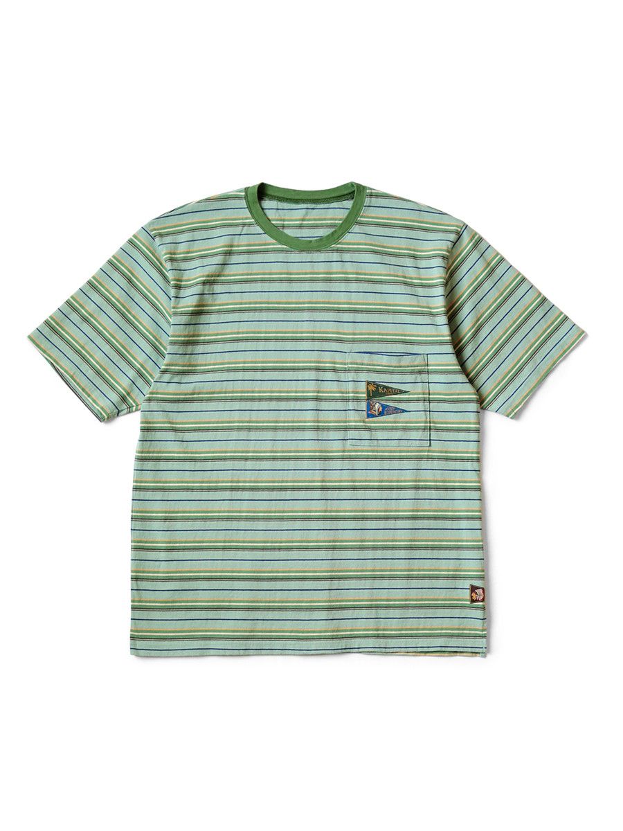 Kapital kapital stripe pennant 3 flags t-shirt Size US M / EU 48-50 / 2 - 1 Thumbnail
