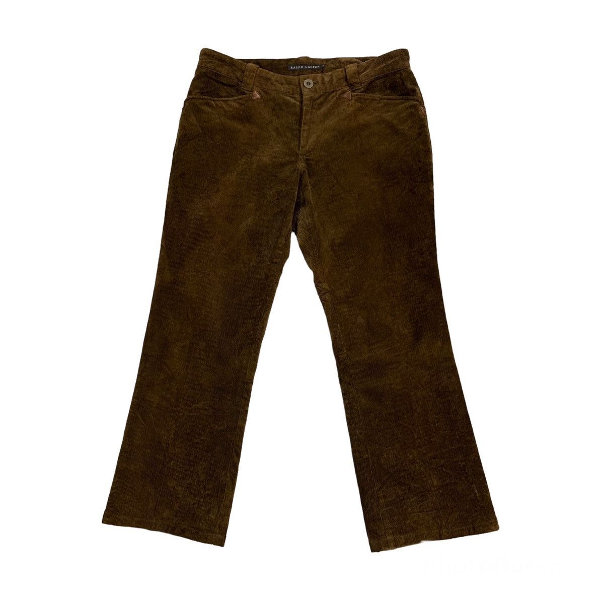 image of If Six Was Nine x Polo Ralph Lauren Vintage Ralph Laurent Curduroy Pants Size 31 in Brown, Women's