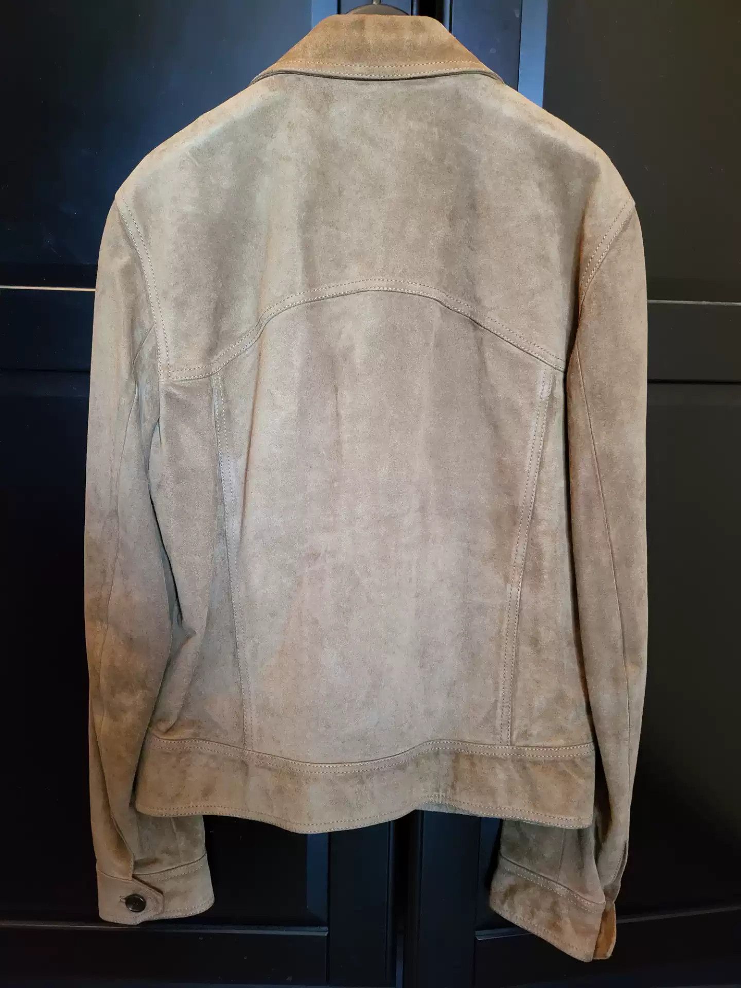 Saint Laurent vintage fur biker jacket