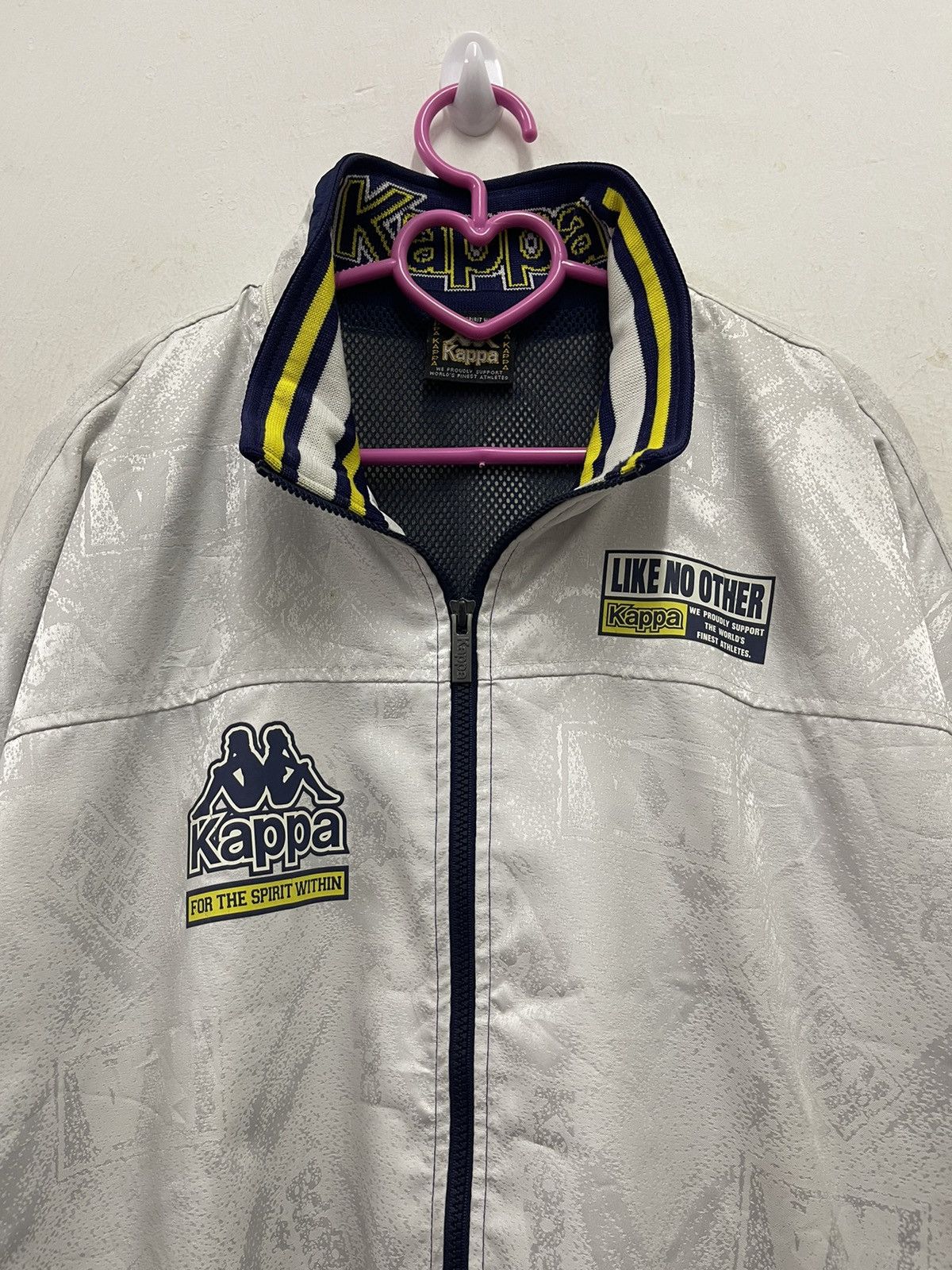 Kappa Rare 90s Vintage KAPPA Spell Out Big Logo Sweater Size US L / EU 52-54 / 3 - 6 Thumbnail