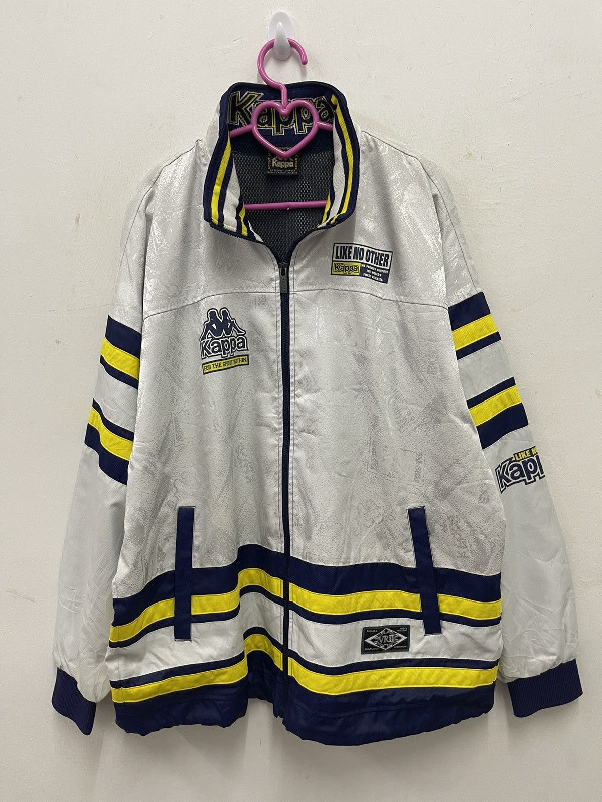 Kappa Rare 90s Vintage KAPPA Spell Out Big Logo Sweater Size US L / EU 52-54 / 3 - 3 Thumbnail