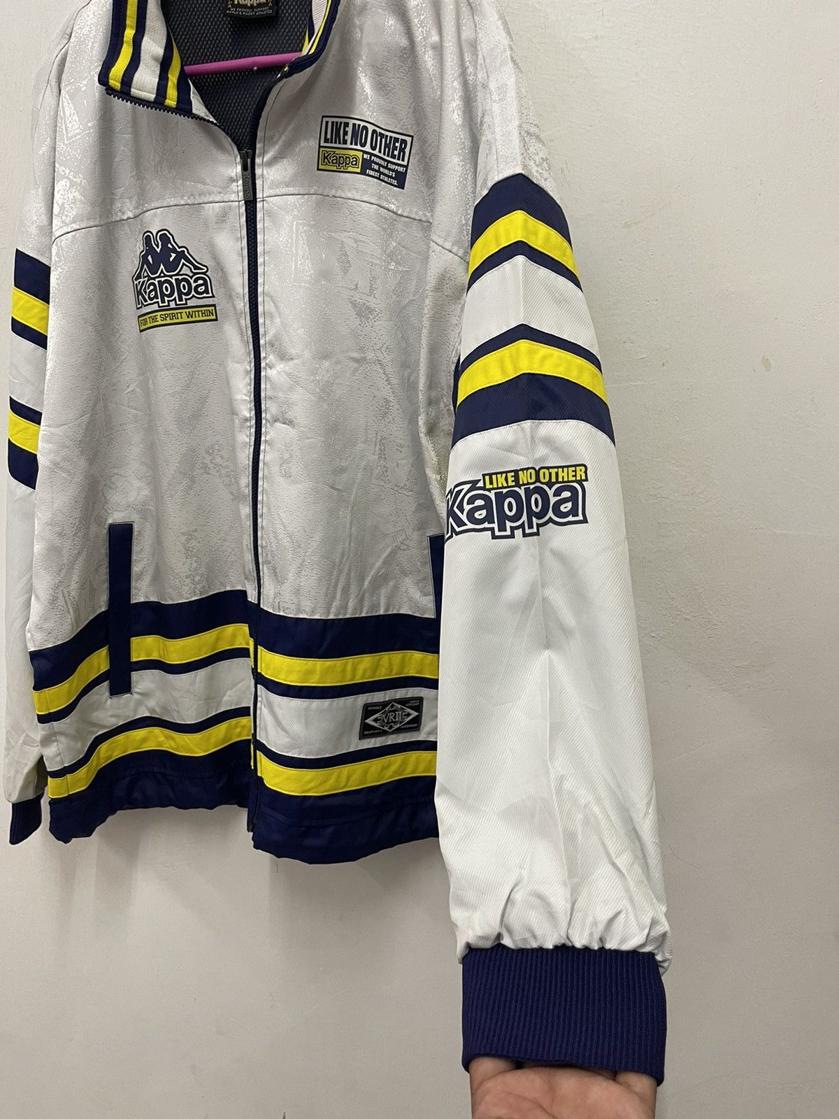 Kappa Rare 90s Vintage KAPPA Spell Out Big Logo Sweater Size US L / EU 52-54 / 3 - 4 Thumbnail
