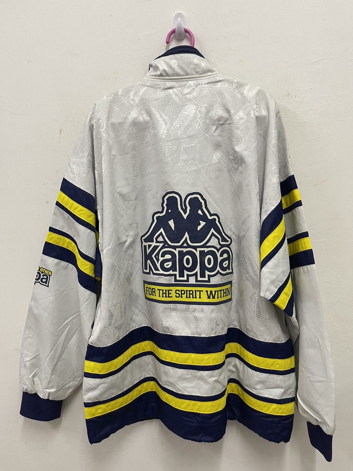 Kappa Rare 90s Vintage KAPPA Spell Out Big Logo Sweater Size US L / EU 52-54 / 3 - 1 Thumbnail