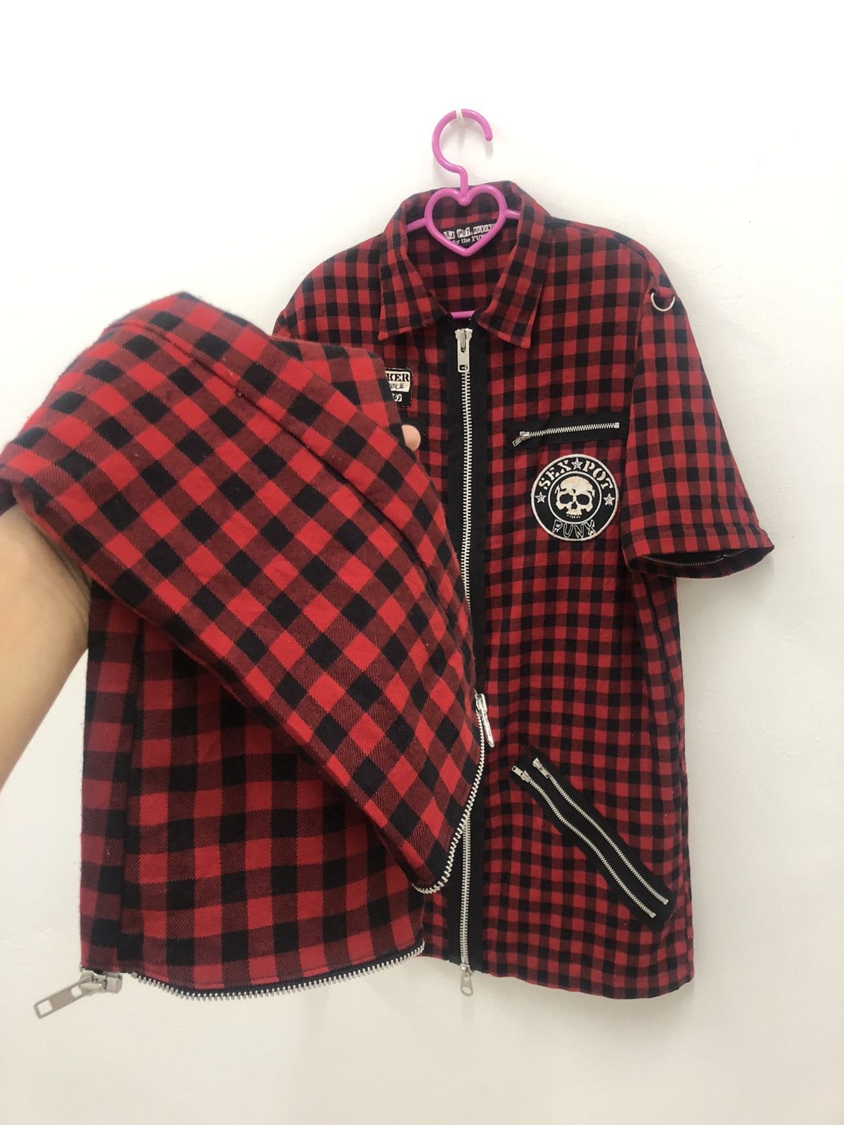 Sex Pot ReVeNGe SEX POT REVENGE Checkered Punk Goth Lgb Inspired Size US M / EU 48-50 / 2 - 6 Thumbnail