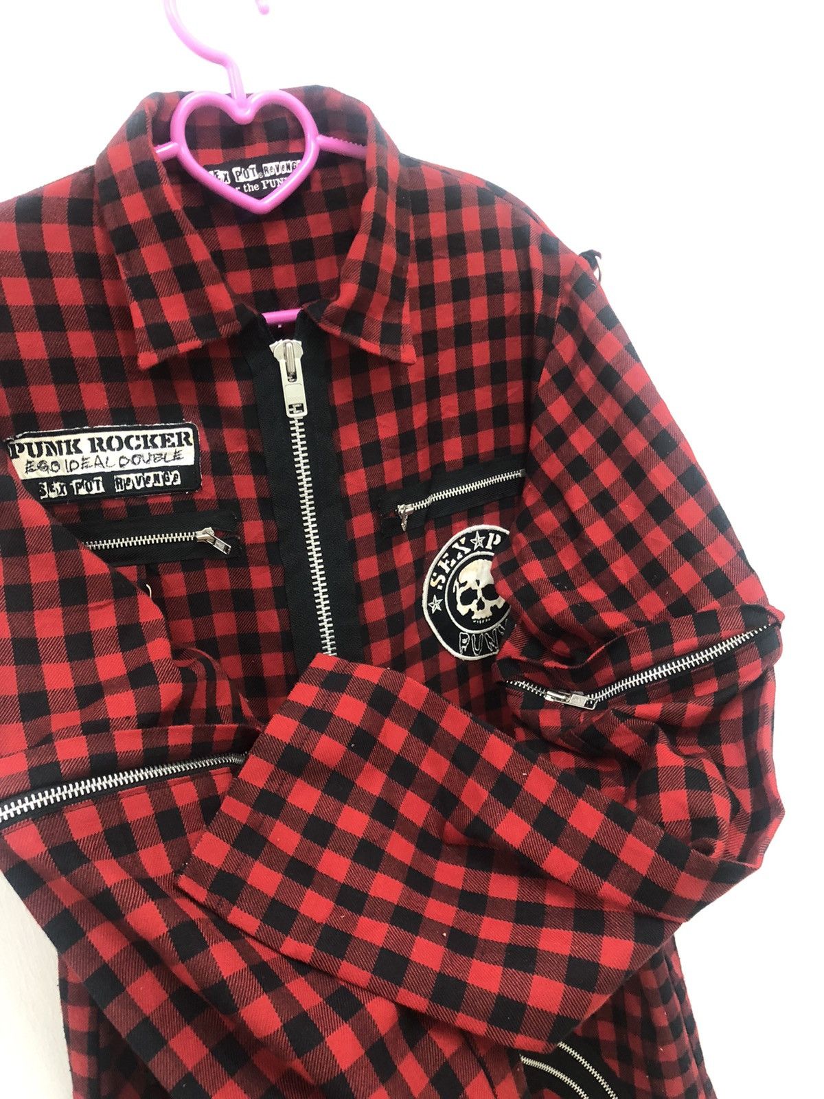 Sex Pot ReVeNGe SEX POT REVENGE Checkered Punk Goth Lgb Inspired Size US M / EU 48-50 / 2 - 5 Thumbnail