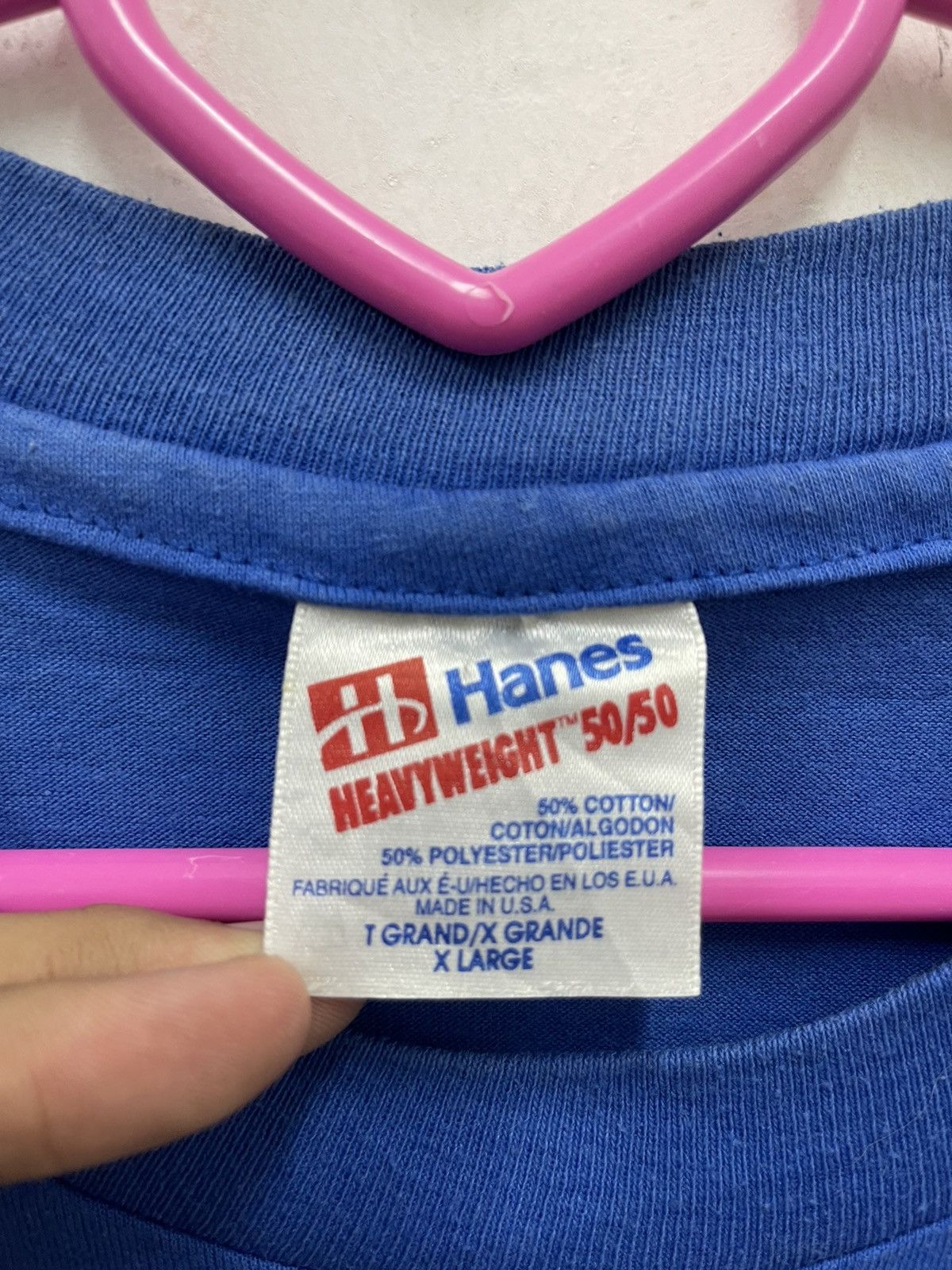 Vintage Rare 90s Vintage 40 & BETTER THAN EVER! Hanes Spell Out Size US XL / EU 56 / 4 - 3 Thumbnail