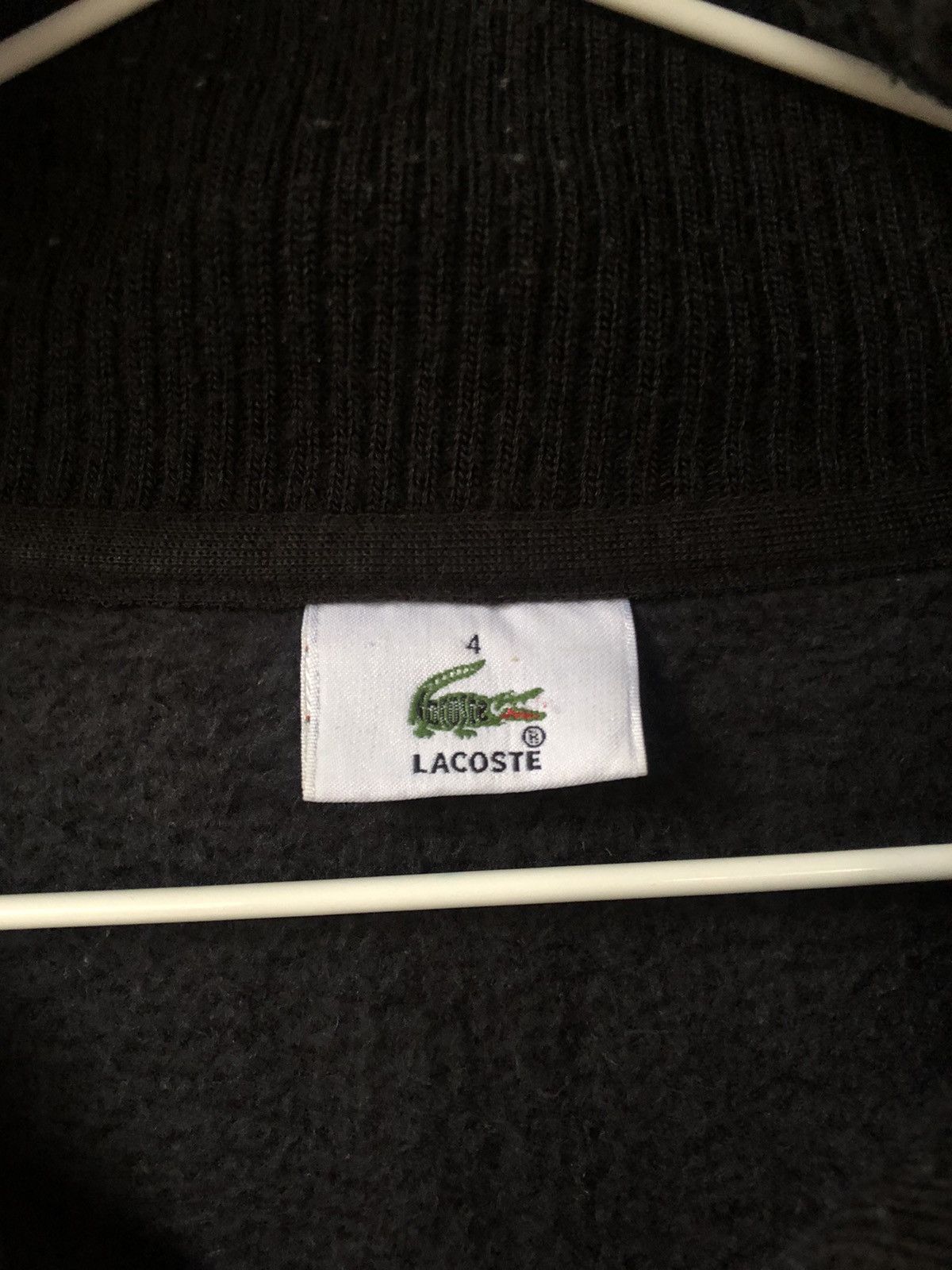 Lacoste Rare 90s Vintage LACOSTE Half Zip Sweater Jacket Size US L / EU 52-54 / 3 - 4 Thumbnail