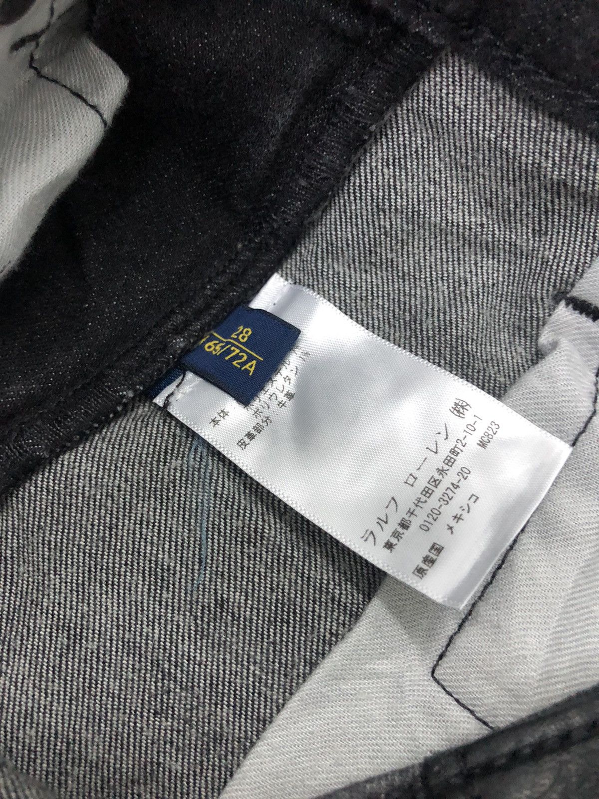 Polo Ralph Lauren 00's Polo RL Slim Tompkins Skinny grunge jeans Size US 29 - 13 Thumbnail