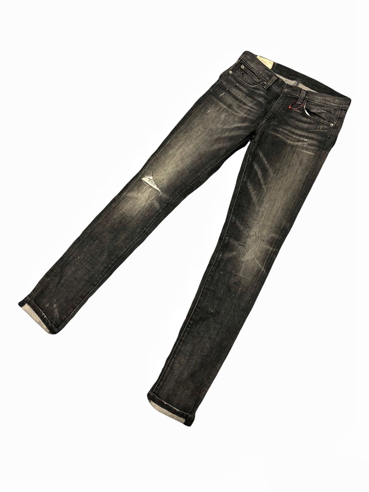 Polo Ralph Lauren 00's Polo RL Slim Tompkins Skinny grunge jeans Size US 29 - 3 Thumbnail