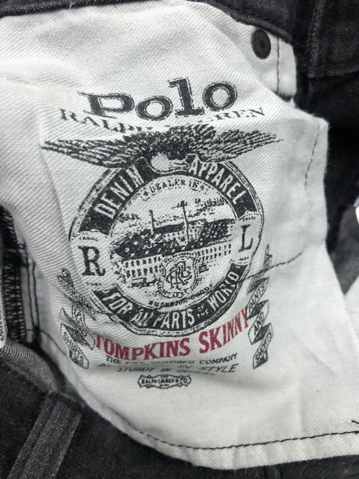 Polo Ralph Lauren 00's Polo RL Slim Tompkins Skinny grunge jeans Size US 29 - 15 Thumbnail