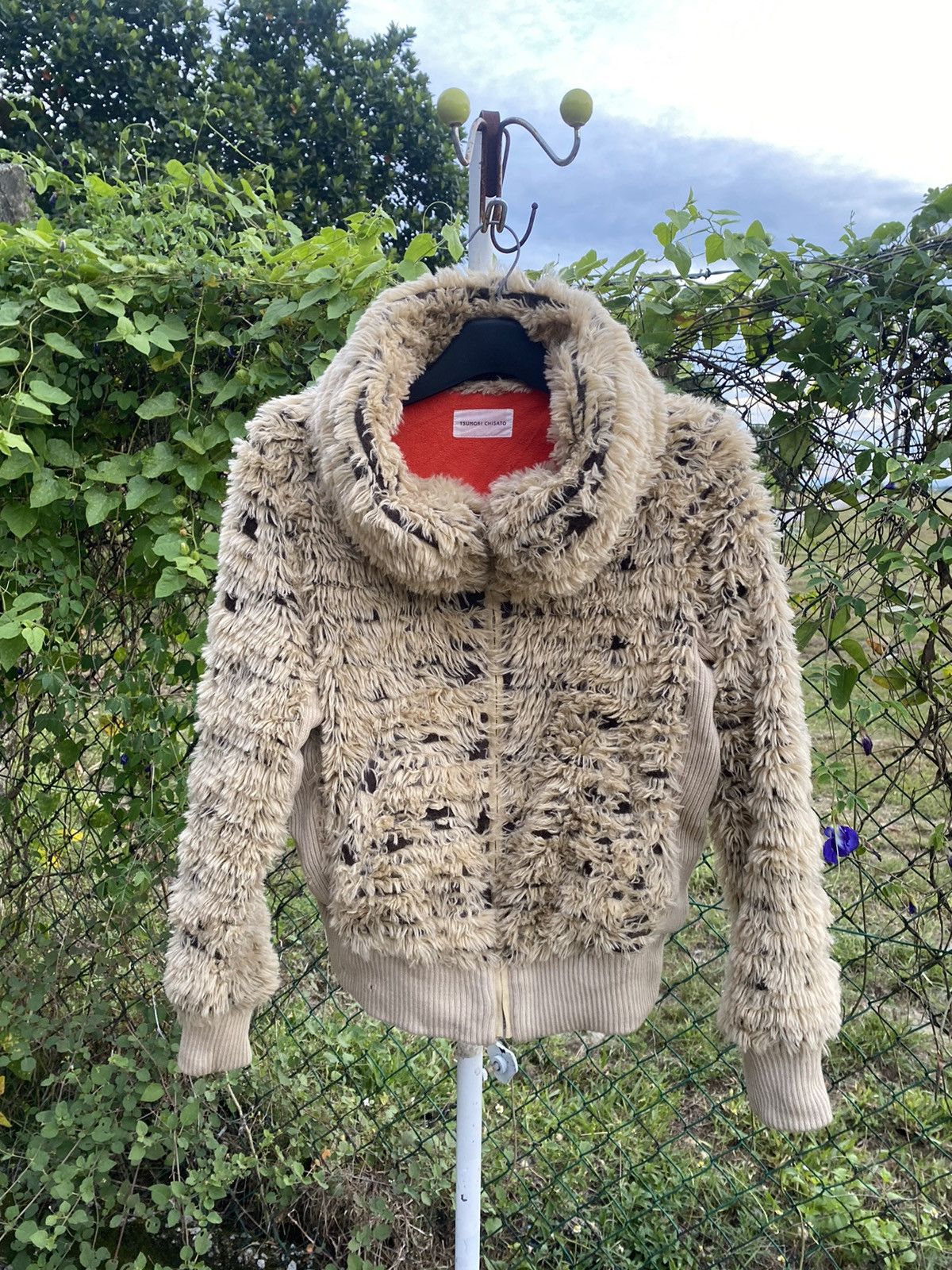 Vintage Tsumori Chisato Faux Fur Jacket Speckled Pattern
