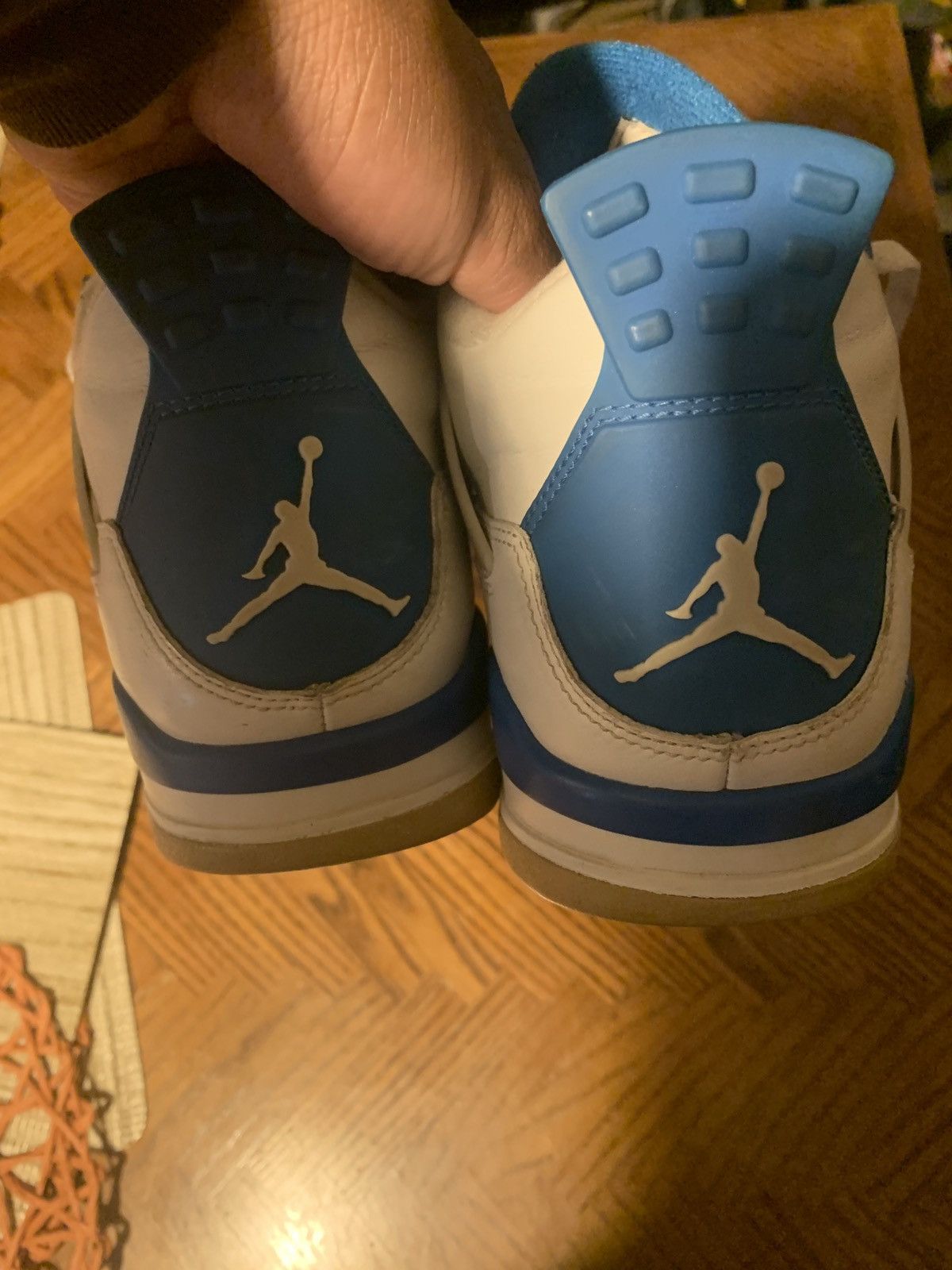 Jordan Brand Jordan 4 Military Blue 2012 Size US 11 / EU 44 - 3 Thumbnail