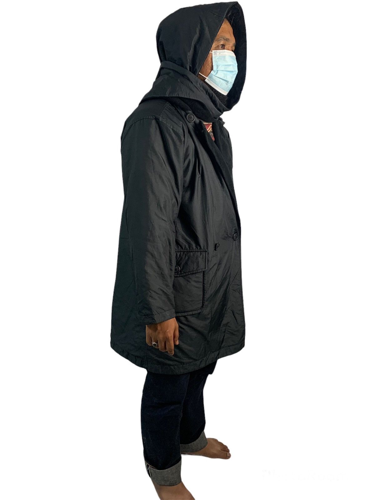 Issey Miyake Vintage Windcoat By Issey Miyske Reversible Jacket Size US M / EU 48-50 / 2 - 3 Thumbnail