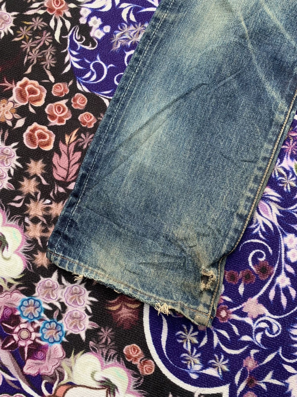 Levi's Vintage Levis Big E 502 Selvedge Distressed Denim Size US 30 / EU 46 - 3 Thumbnail