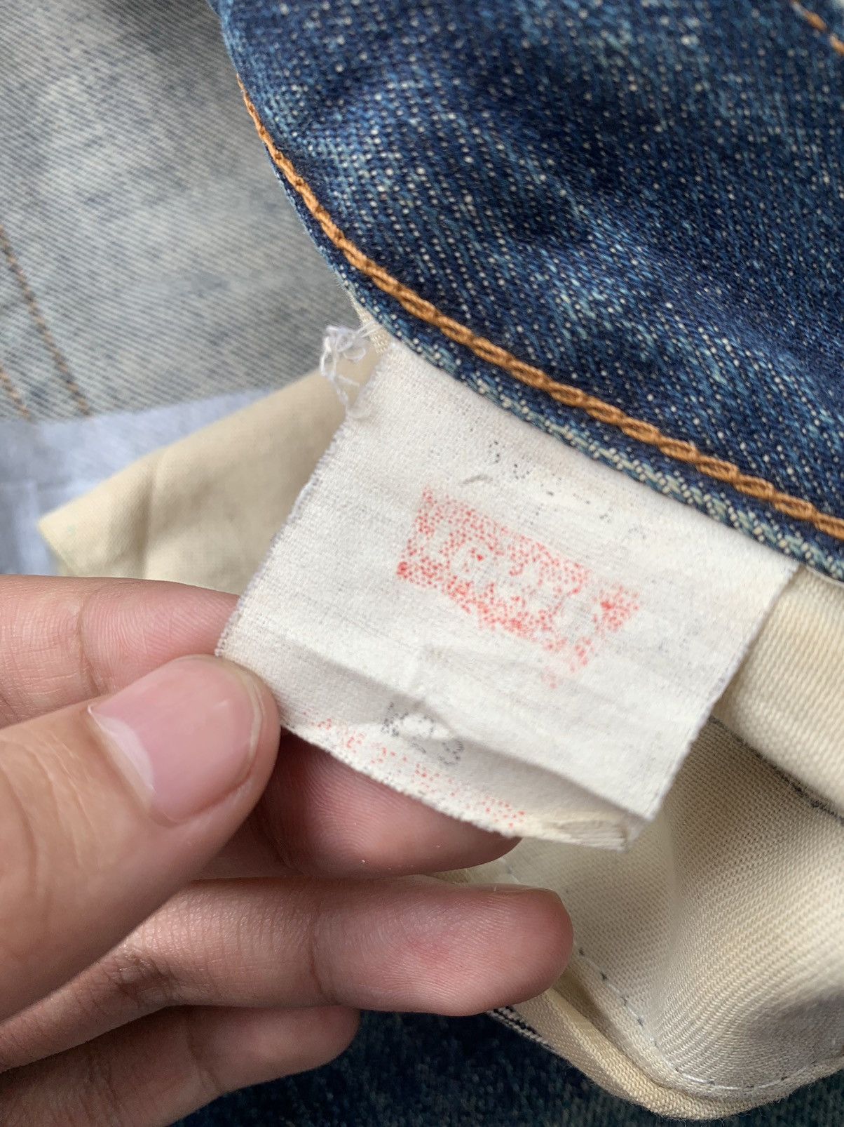 Levi's Vintage Levis Big E 502 Selvedge Distressed Denim Size US 30 / EU 46 - 7 Thumbnail