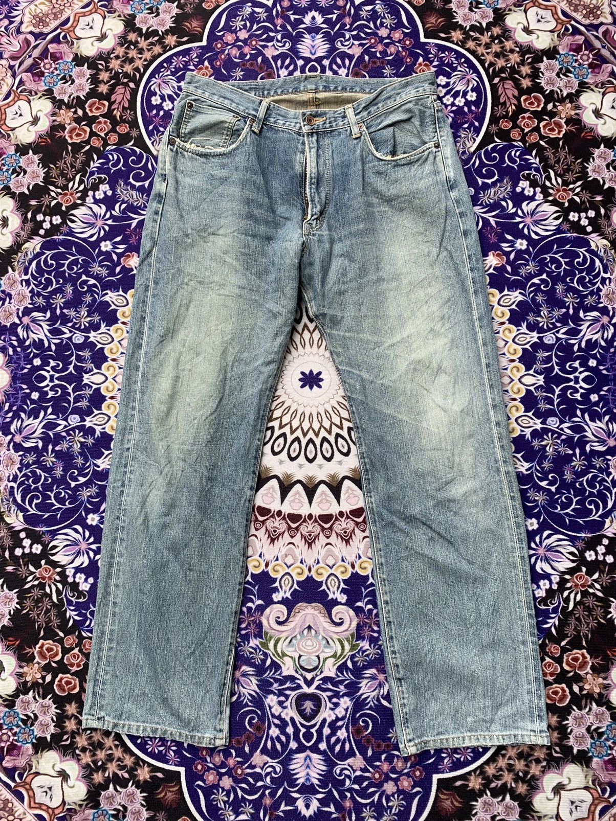 Edwin × Vintage Vintage Selvedge Edwin 505x Faded Wash Denim Size US 36 / EU 52 - 1 Thumbnail