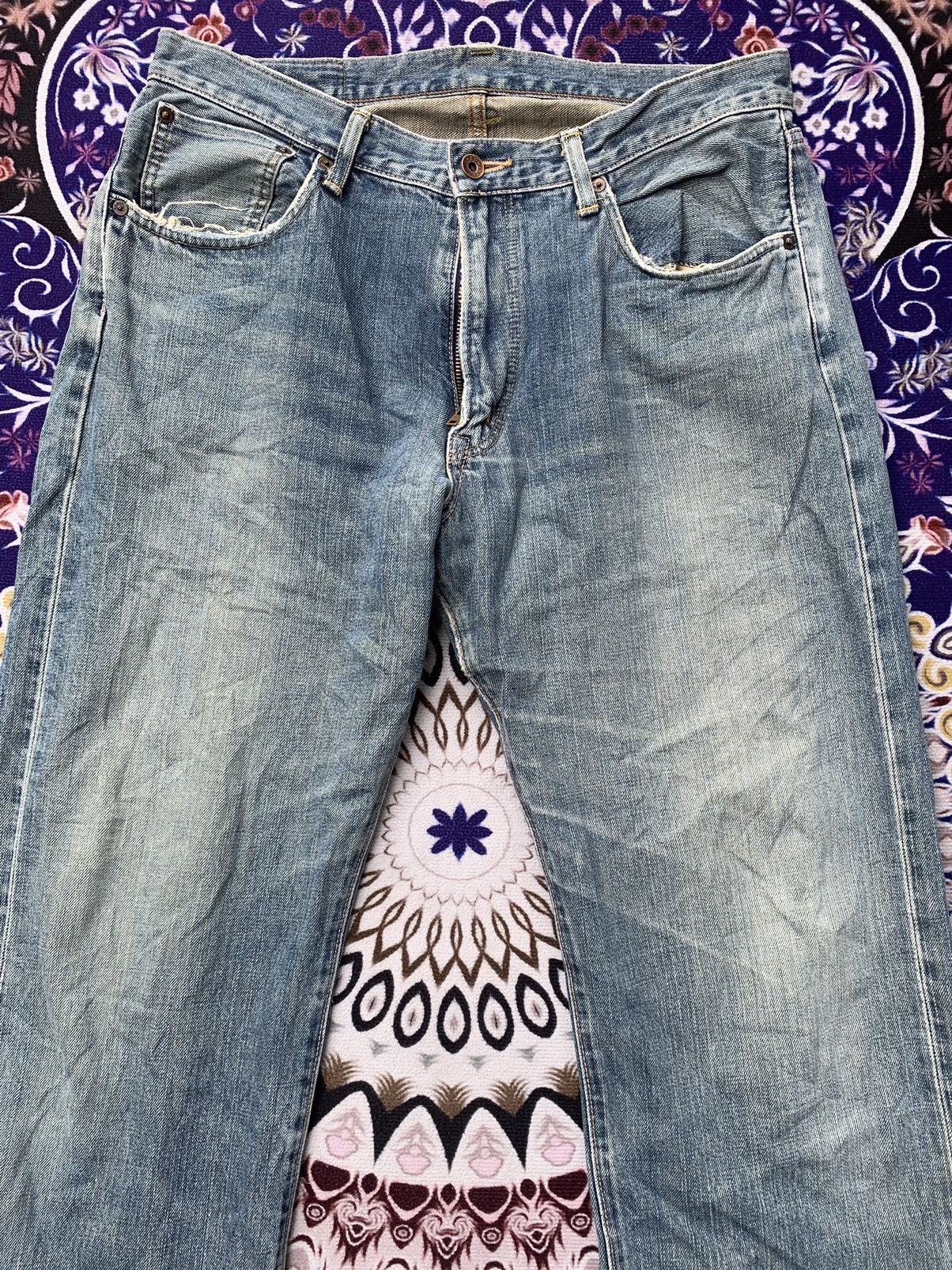 Edwin × Vintage Vintage Selvedge Edwin 505x Faded Wash Denim Size US 36 / EU 52 - 4 Thumbnail