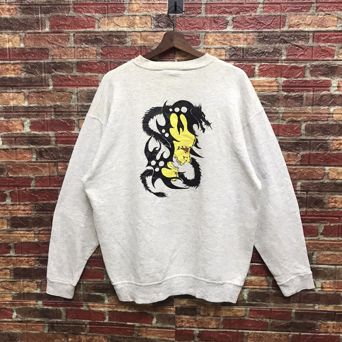 Vintage RARE Vintage 80-90s dracula vampire movie sweatshirt jumper Size US L / EU 52-54 / 3 - 1 Thumbnail